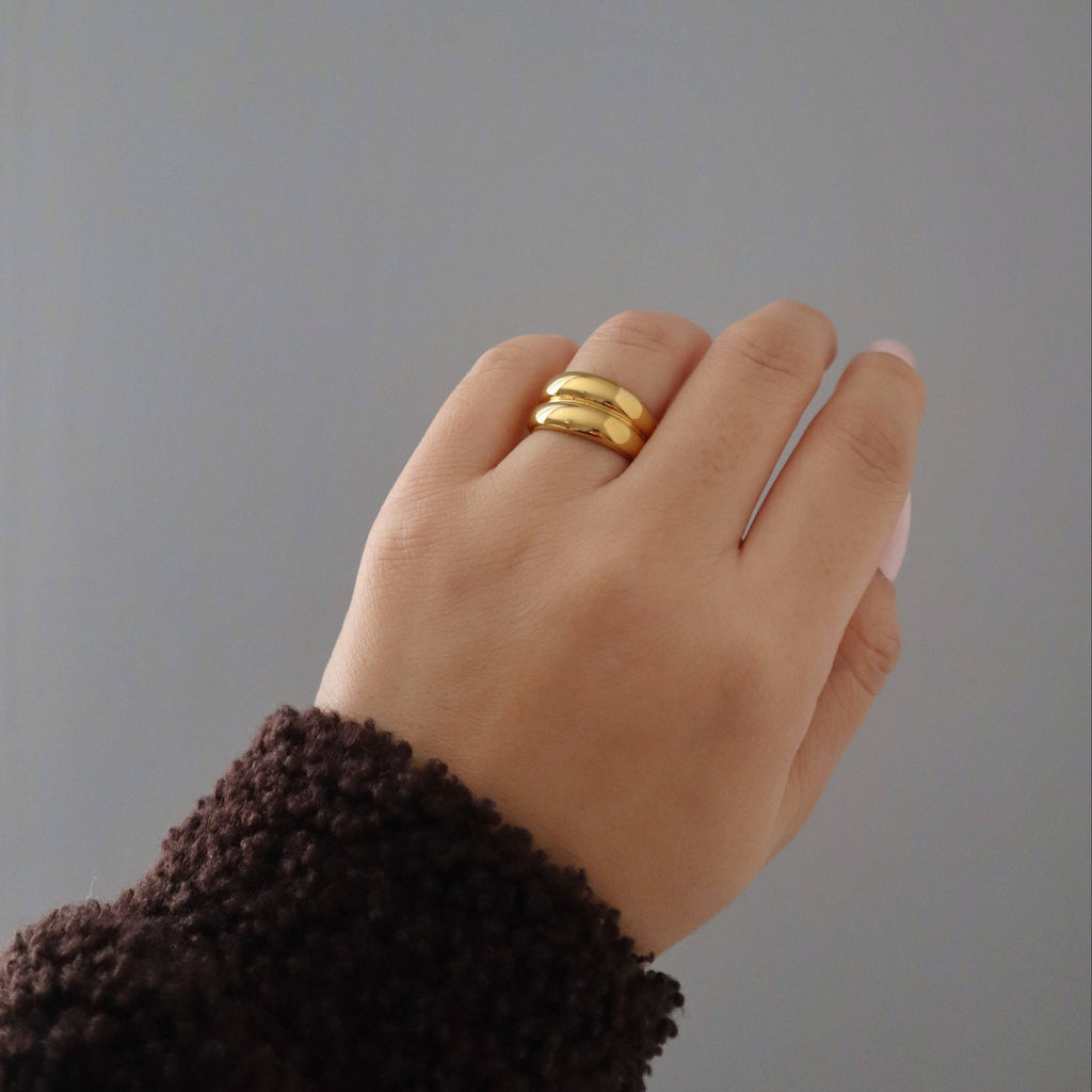 JESSA JEWELRY | DOUBLE BAND CHUNKY RING SIZE 6
