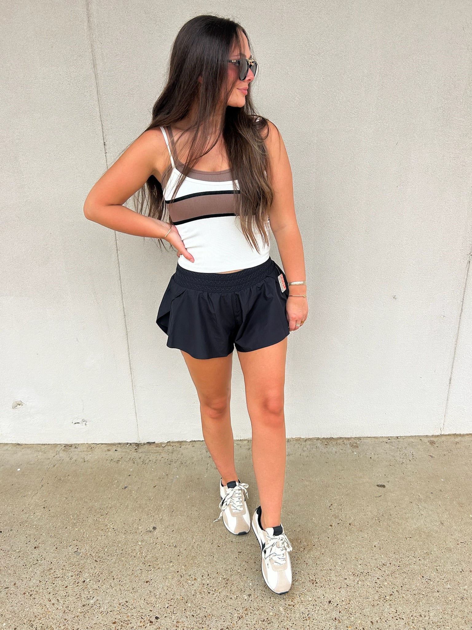 FREE PEOPLE MOVEMENT | ELEMENT SHORT IN BLACK