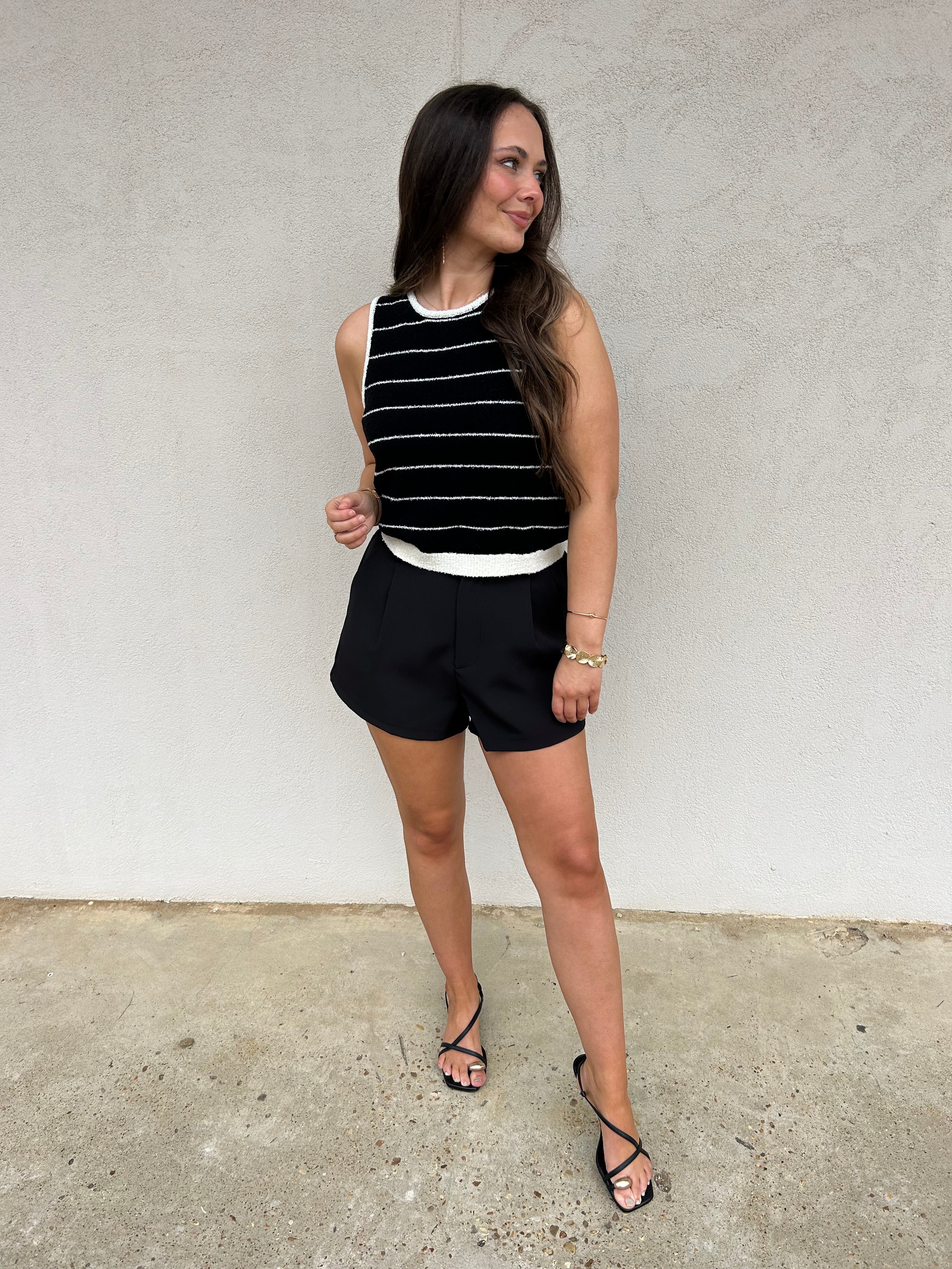 CLASSIC STRIPED KNIT TOP