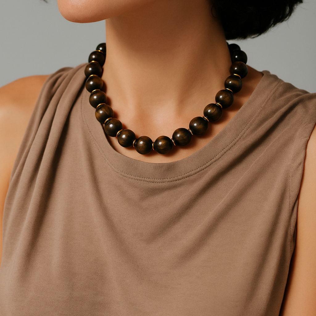 ELLA IVY | BOLD SPHERE BEAD NECKLACE