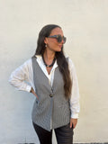 RENUAR | CHECKED TAILORED VEST
