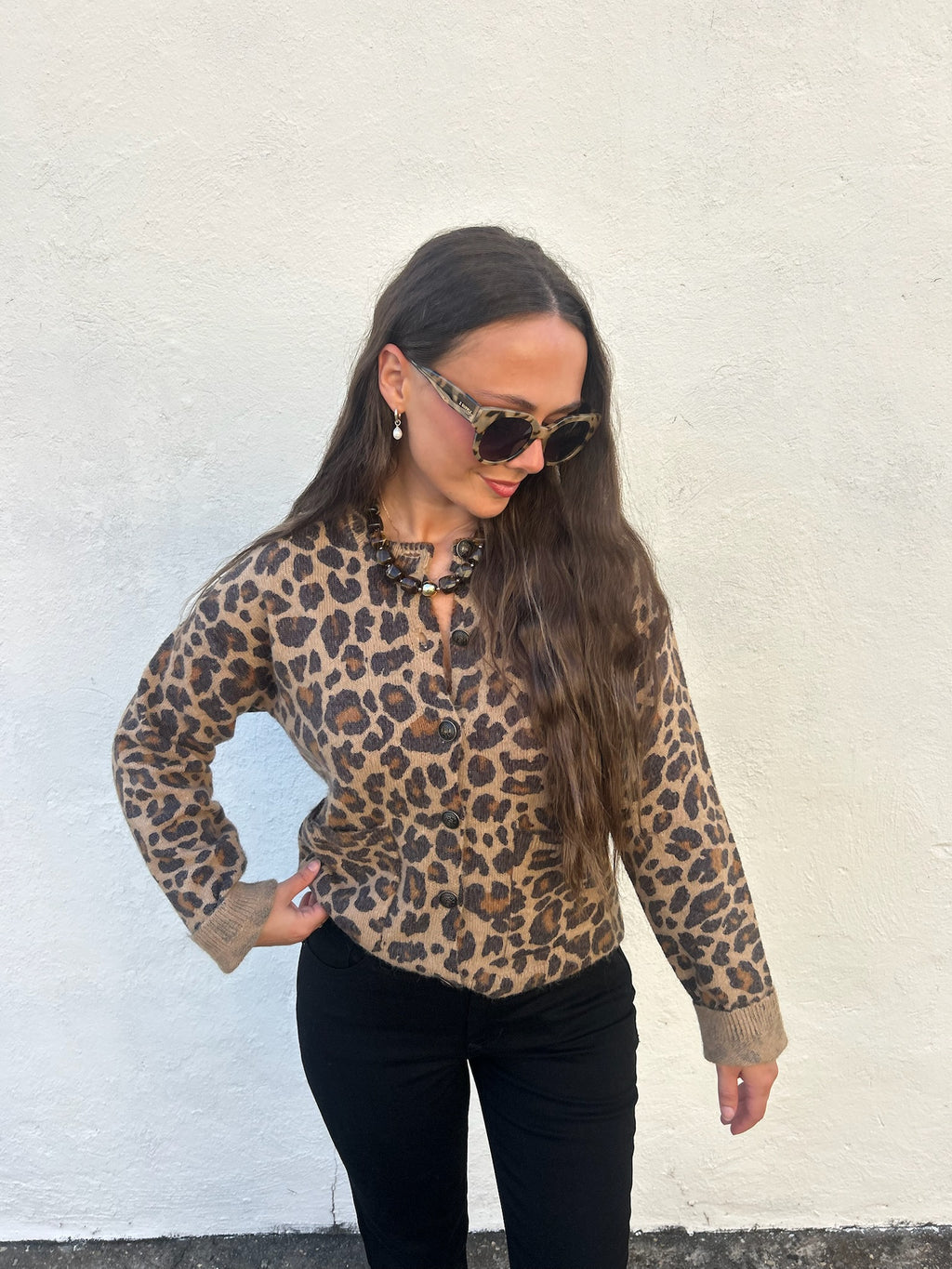 ZOE AND CLAIRE | WILDLY CHIC LEOPARD CARDIGAN