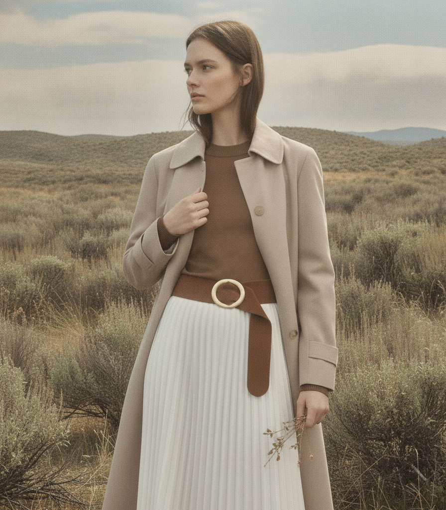 SOFT SUEDE WRAP BELT | CHOCOLATE
