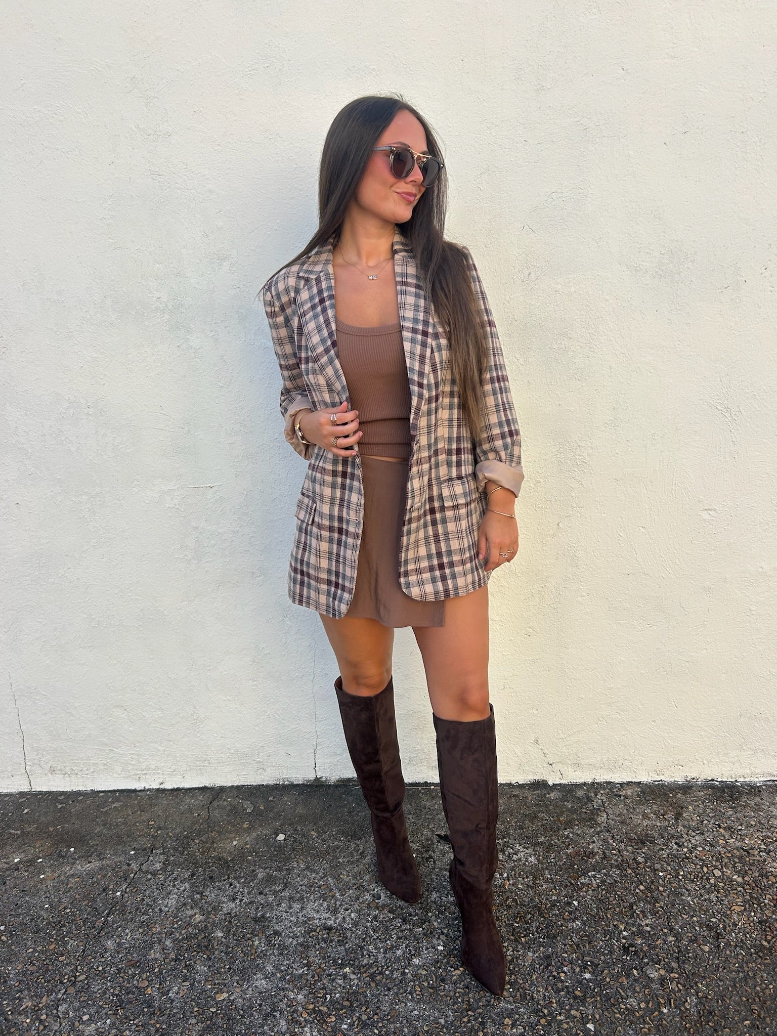 THE HARTLEY PLAID BLAZER