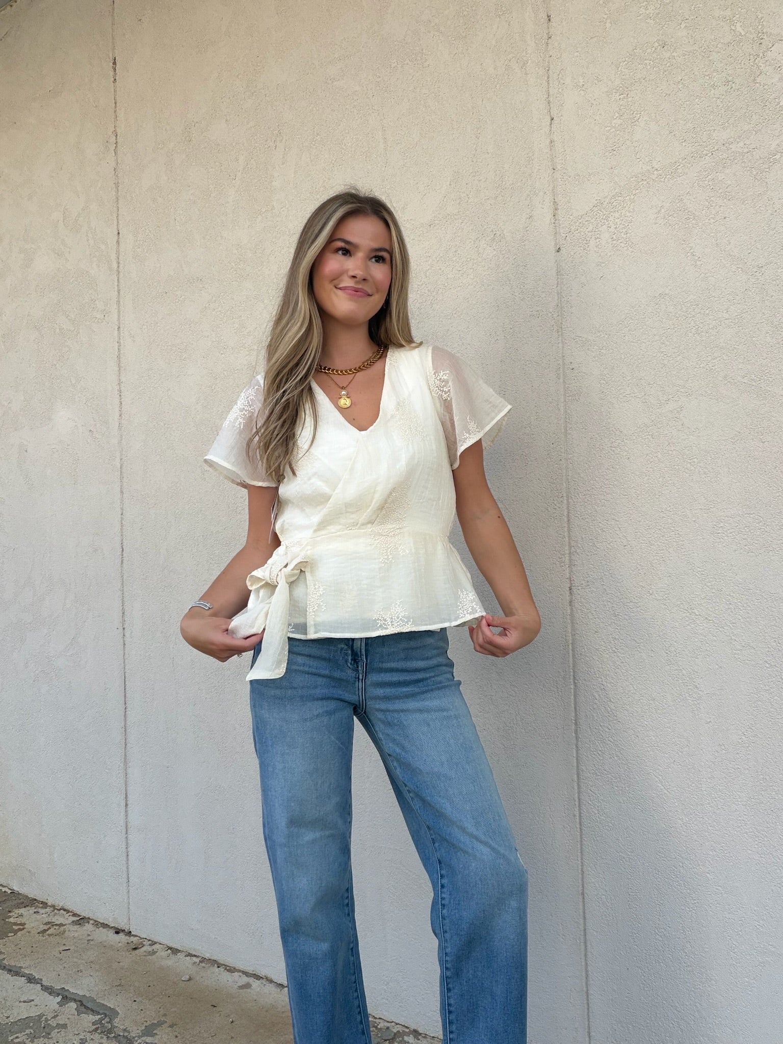 LIVERPOOL | DATE NIGHT WRAP TOP