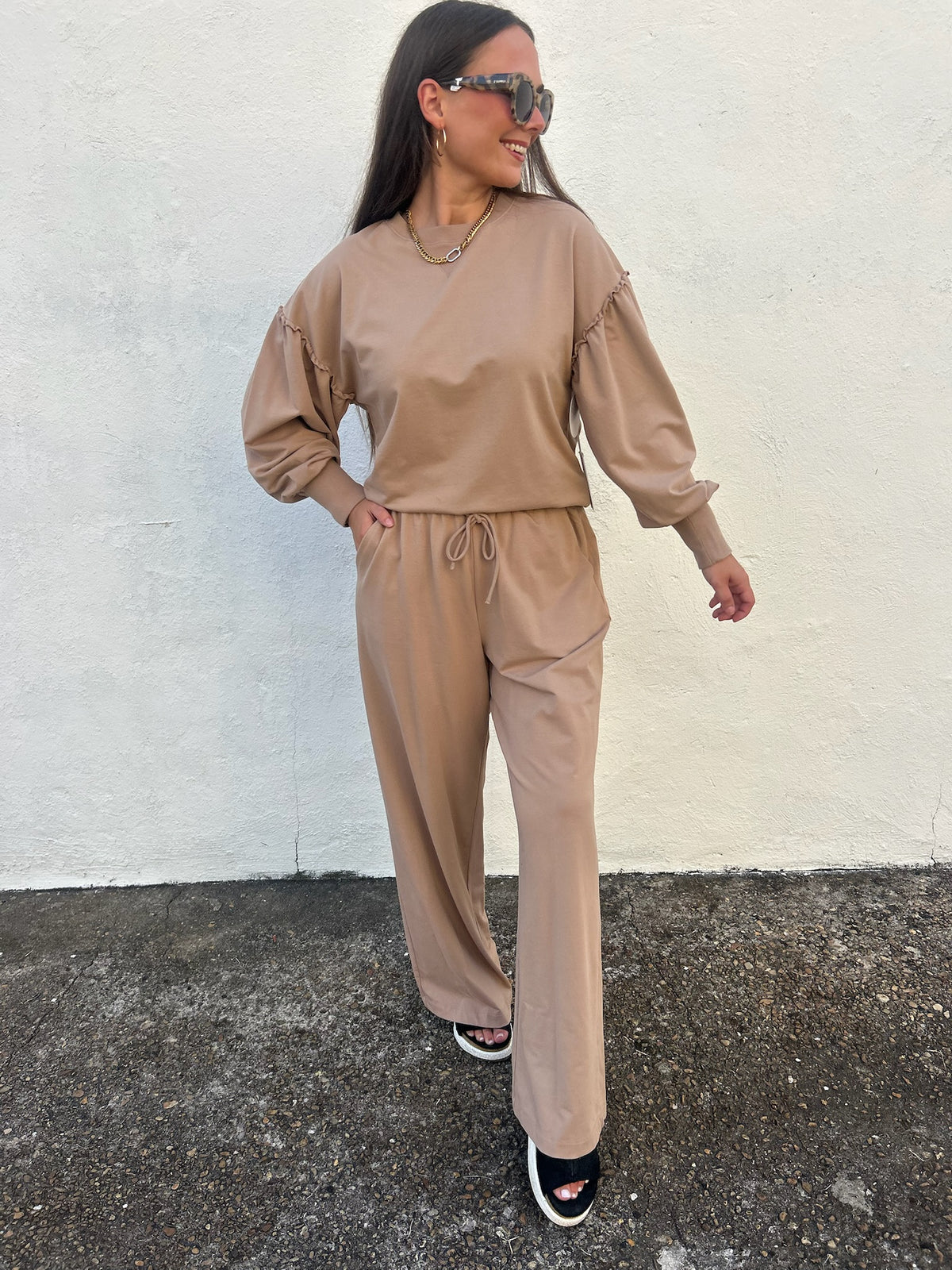 ANOTHER LOVE | JASMIRA TOP IN DOUBLE LATTE