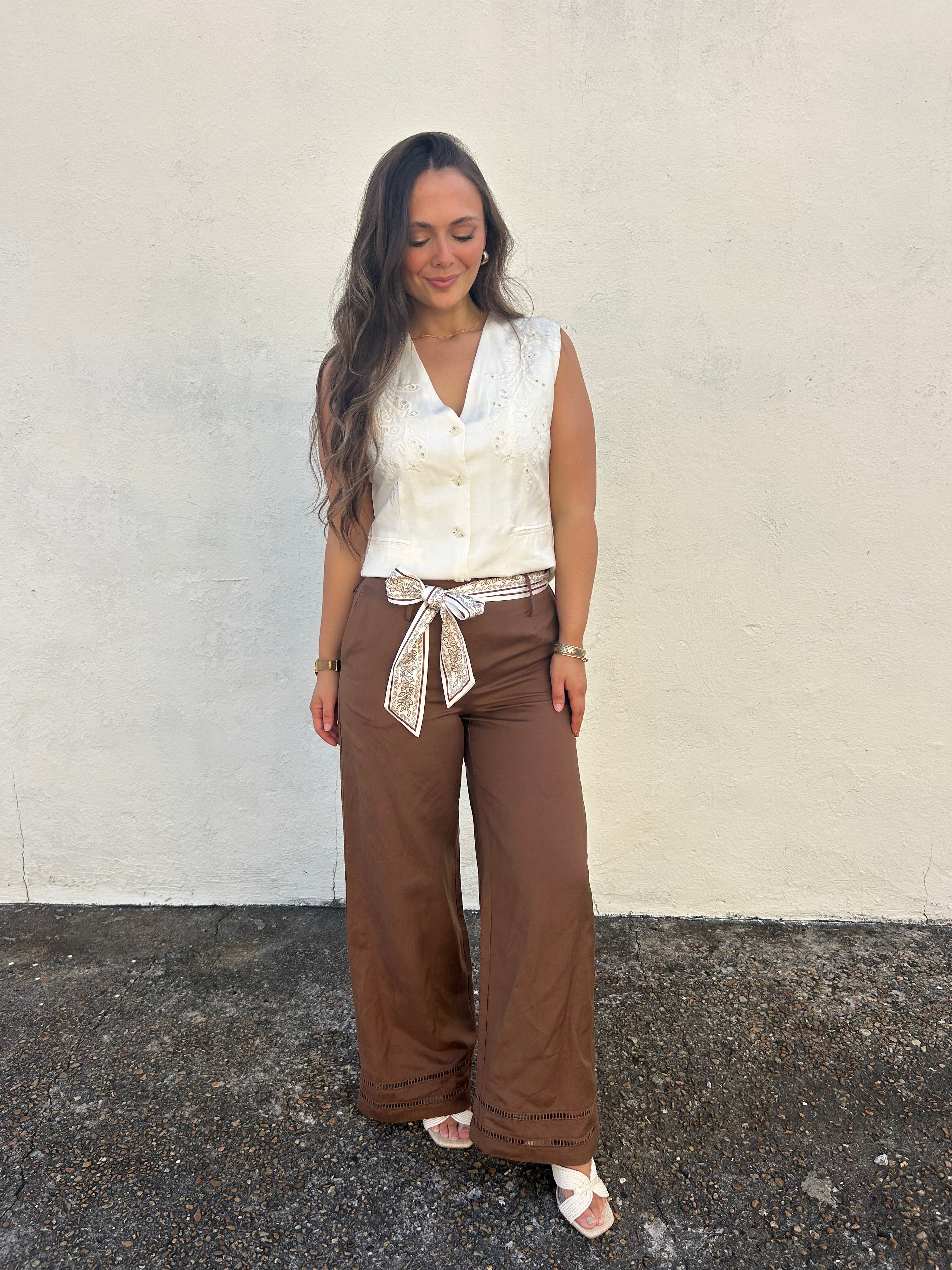 THE IVORY HEIRLOOM EMBROIDERED VEST