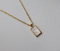 JESSA JEWELRY | SERENITY WHITE SHELL PENDANT NECKLACE