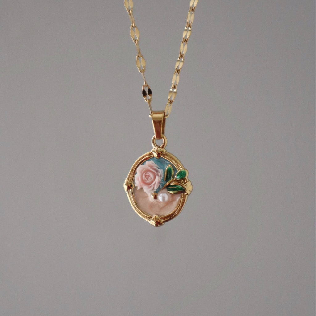 JESSA JEWELRY | ROSE BLOOM NECKLACE