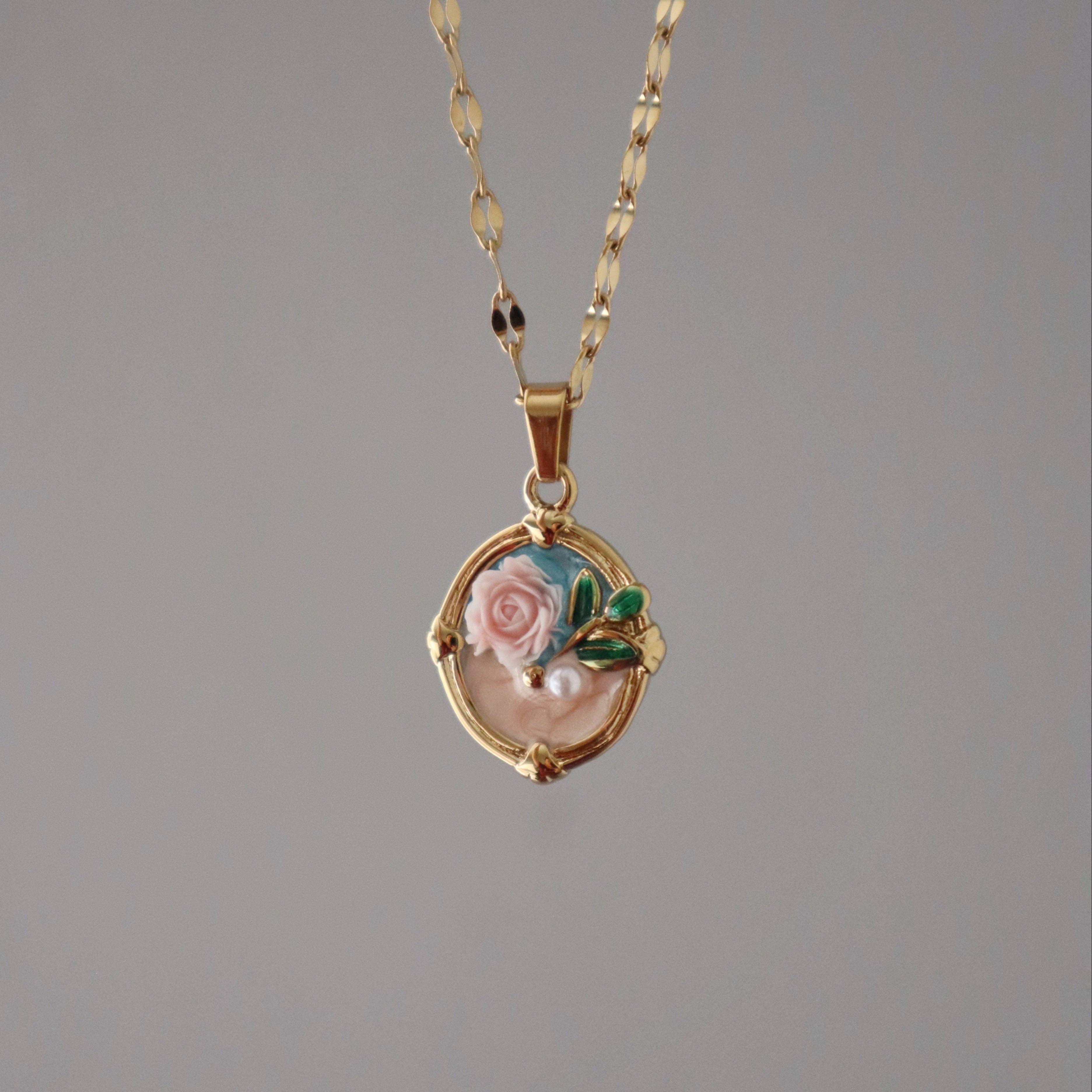 JESSA JEWELRY | ROSE BLOOM NECKLACE