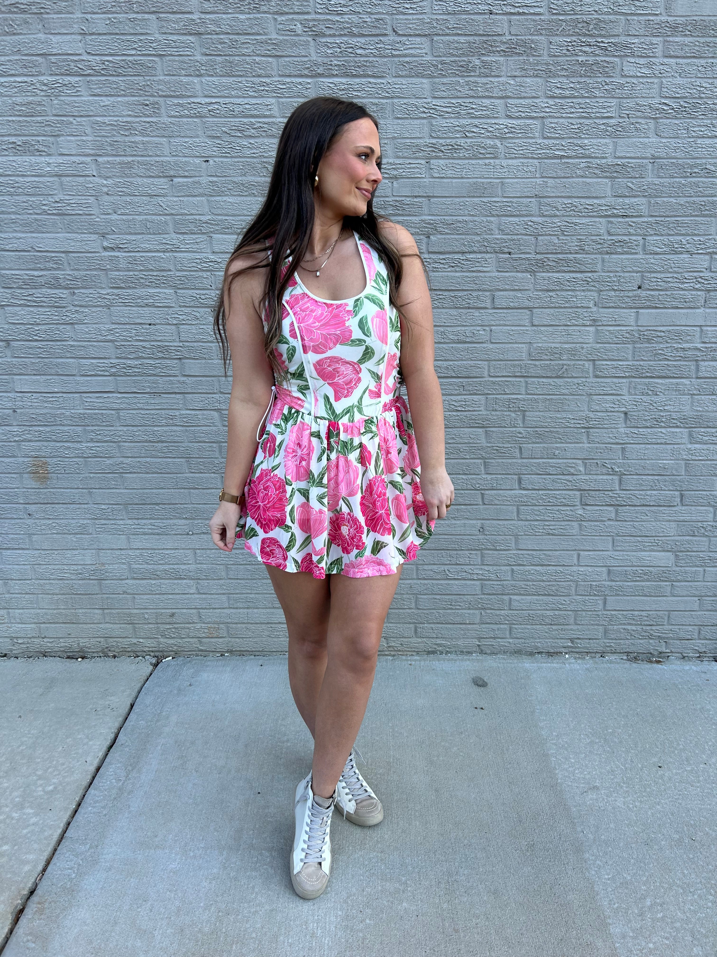 TCEC | FLORAL PRINT ATHLETIC DRESS