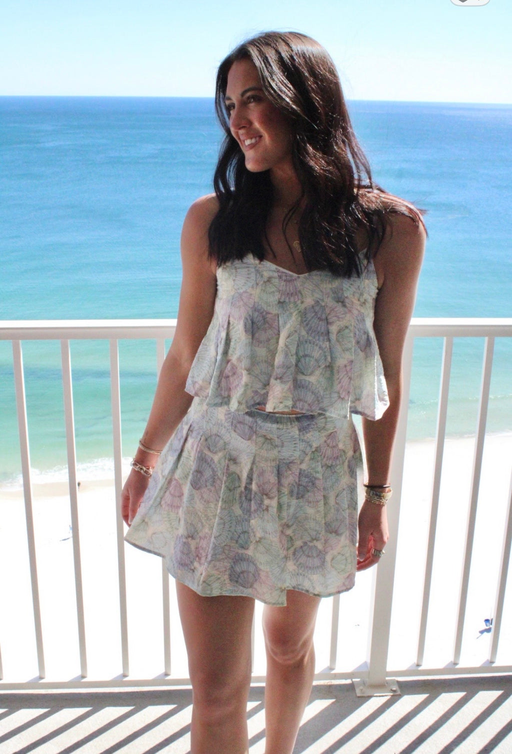 SHELLY FLOUNCE HEM SET