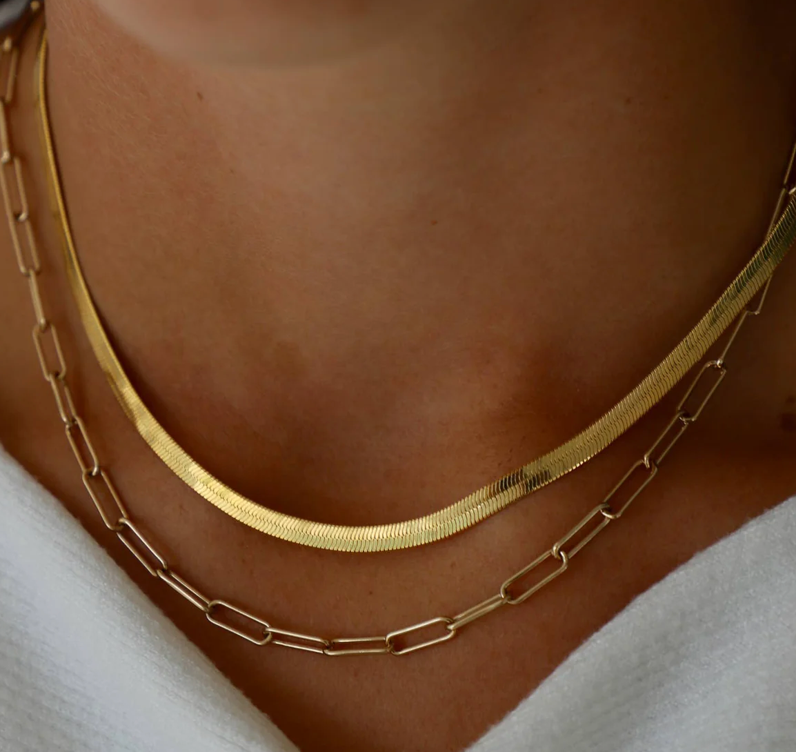 HOOPLA | PAPERCLIP NECKLACE
