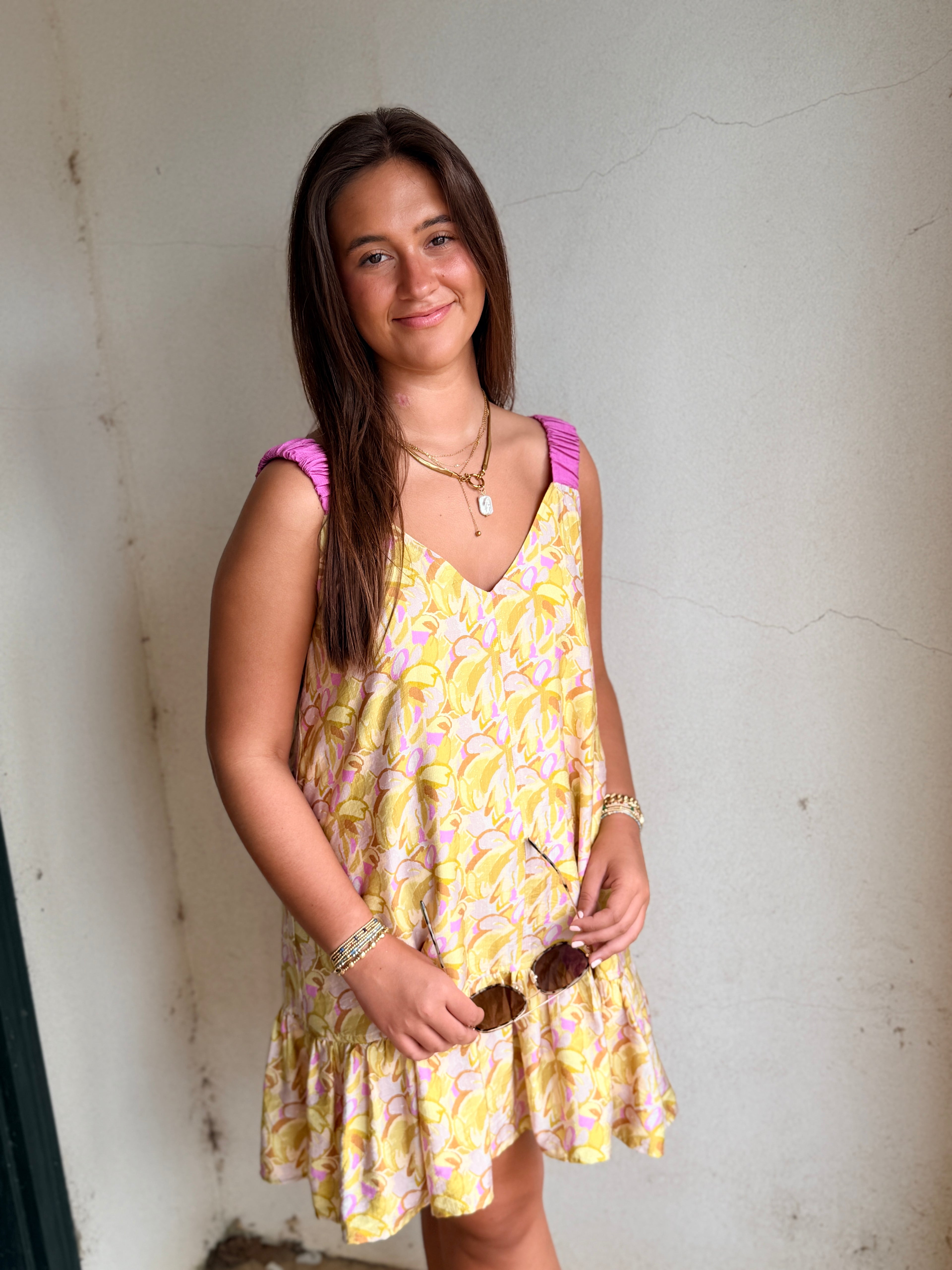 YELLOW LOVEBIRDS THE LABEL | THE ELVIRA DRESS