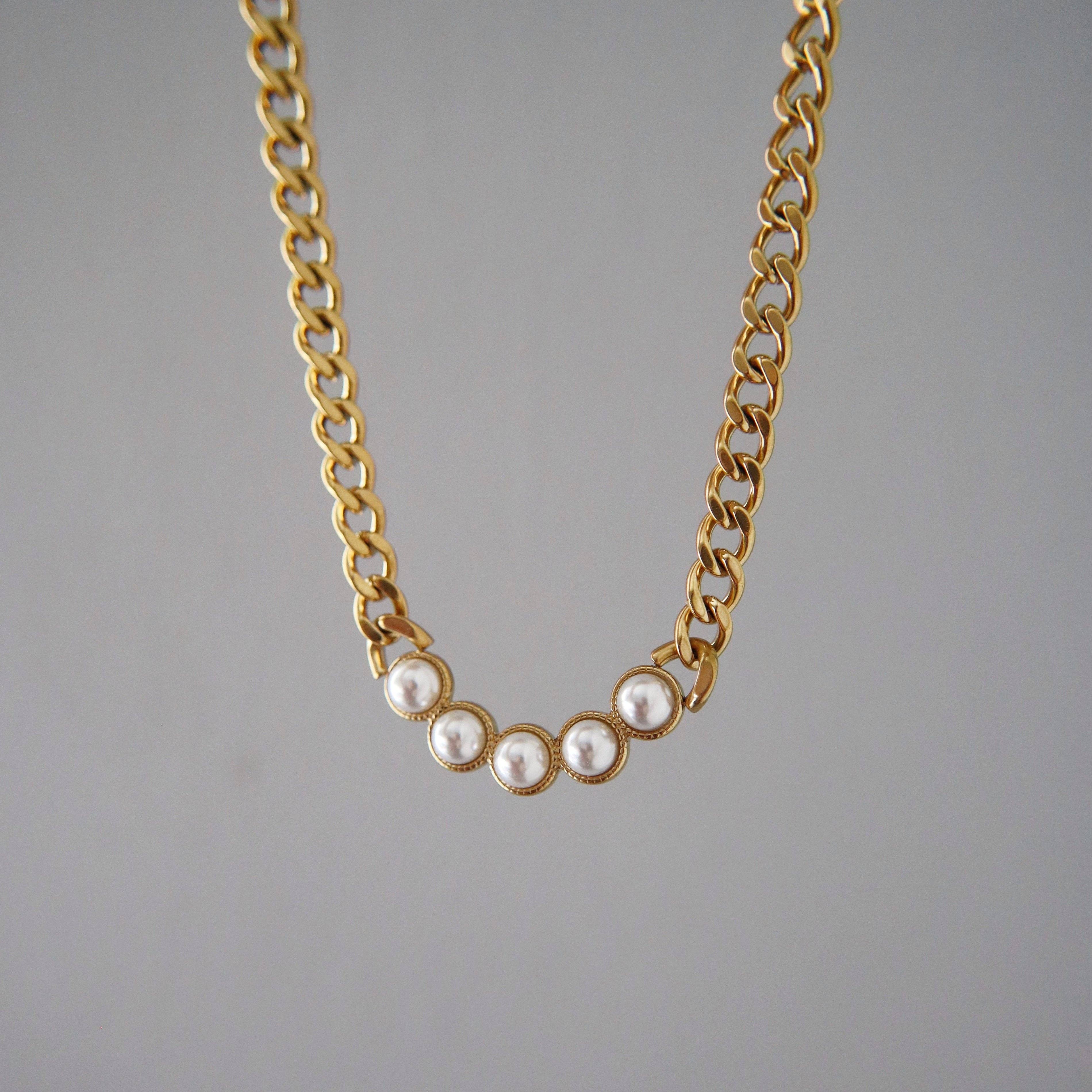 JESSA JEWELRY | DELPHINE PEARL NECKLACE