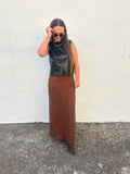 Z SUPPLY | EUROPA LEOPARD MAXI SKIRT