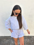 FREE PEOPLE | KNOCKOUT SHORT IN HEATHER GREY