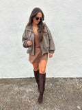 VINTAGE HAVANA | HARRINGTON HERRINGBONE JACKET