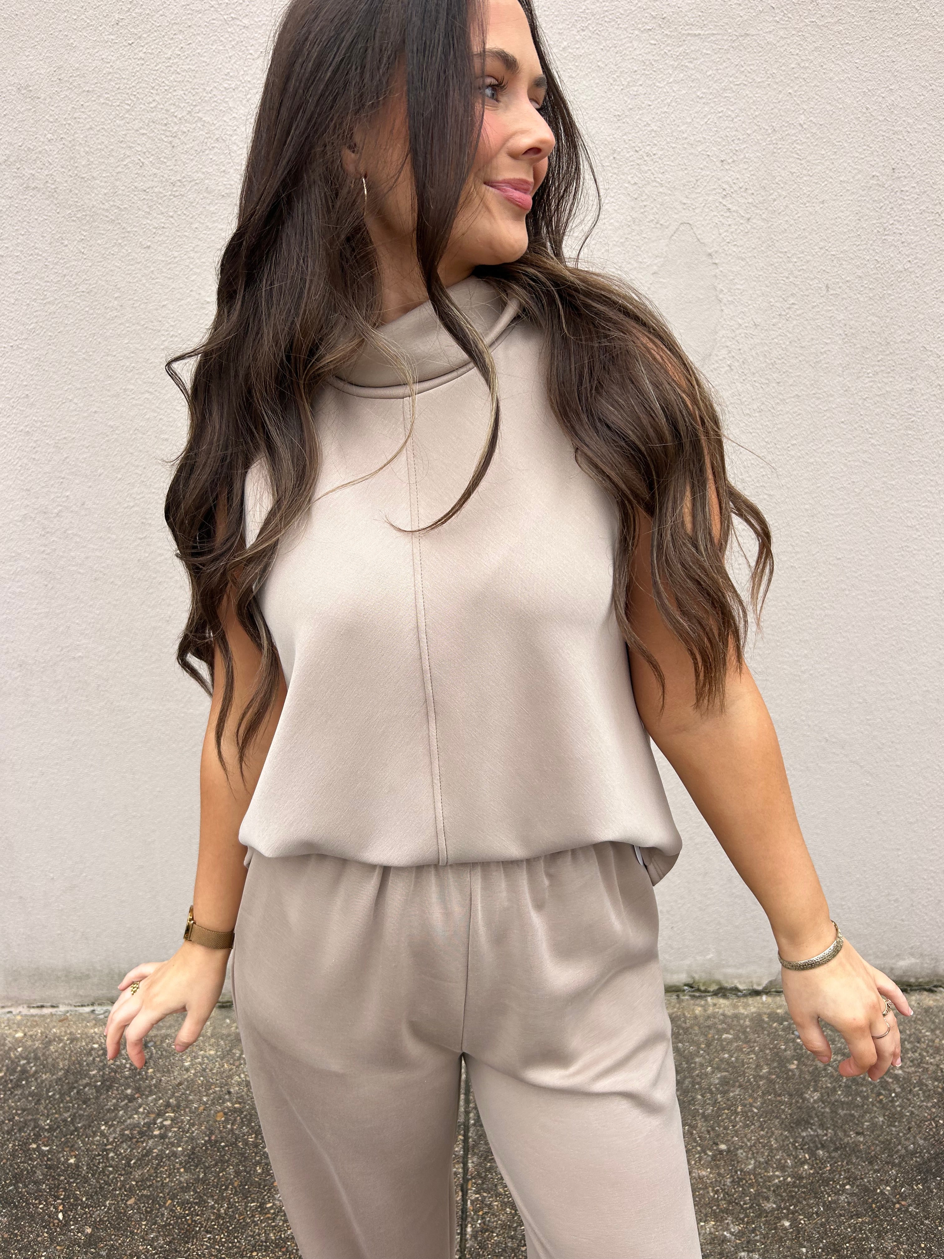 KARLIE | THE BUTTER MOCK TOP IN COCO