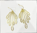 GENTRY BY JENNA | BRASS FLOWER SUCCELENT EARRING