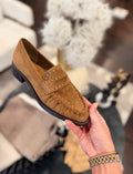 VINTAGE HAVANA | VIENNA STUDDED MOCCASIN LOAFER