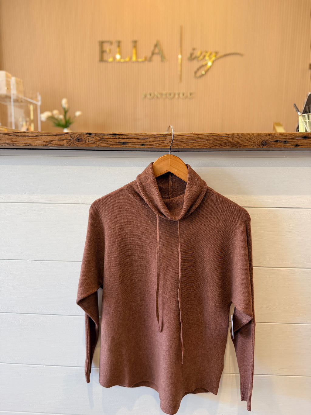 RENUAR | THE FIRESIDE COWL NECK SWEATER