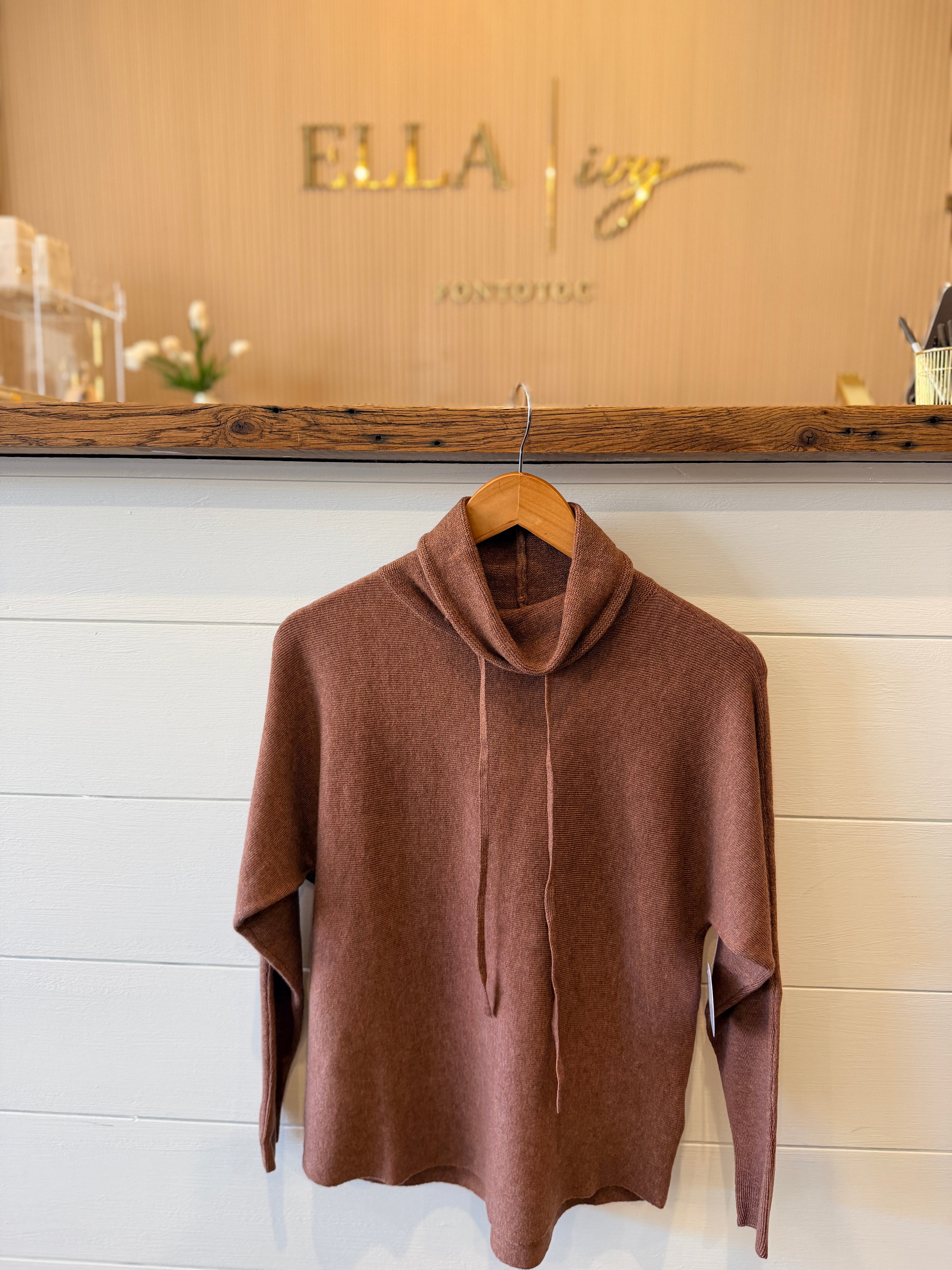 RENUAR | THE FIRESIDE COWL NECK SWEATER