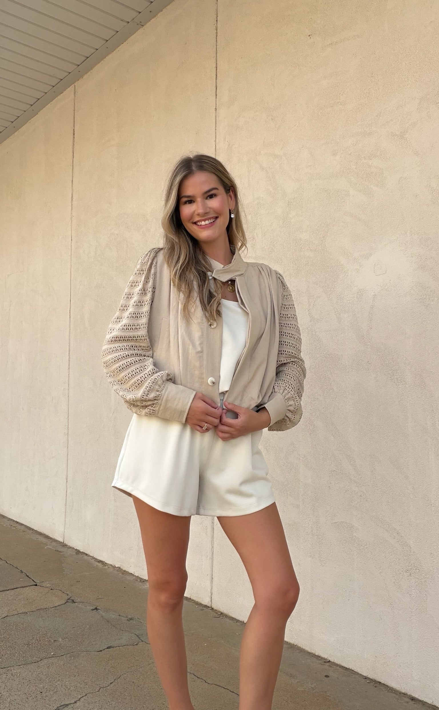 THE WEEKEND EASE SHORT | IVORY