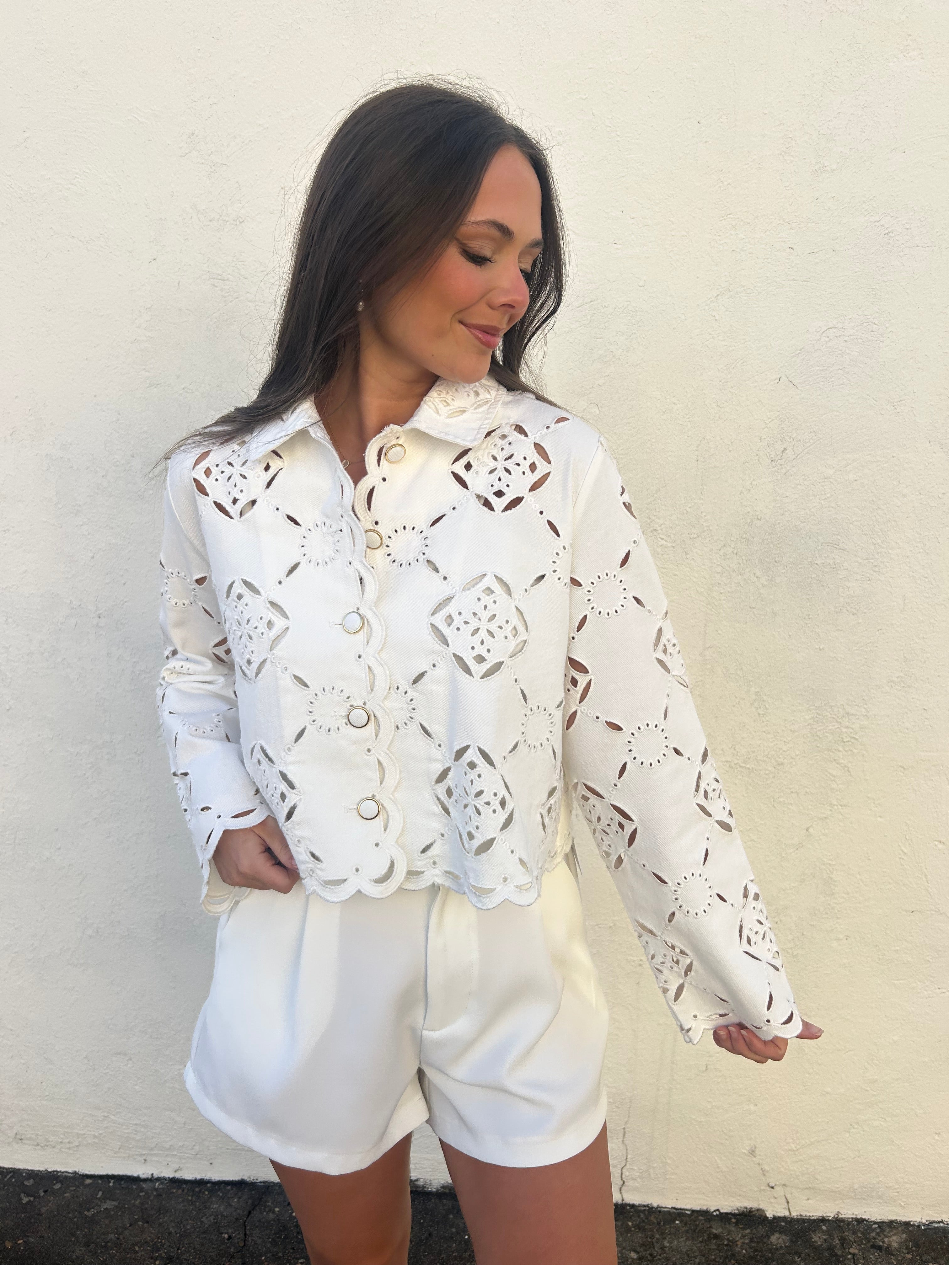 IVORY LACE HEIRLOOM JACKET