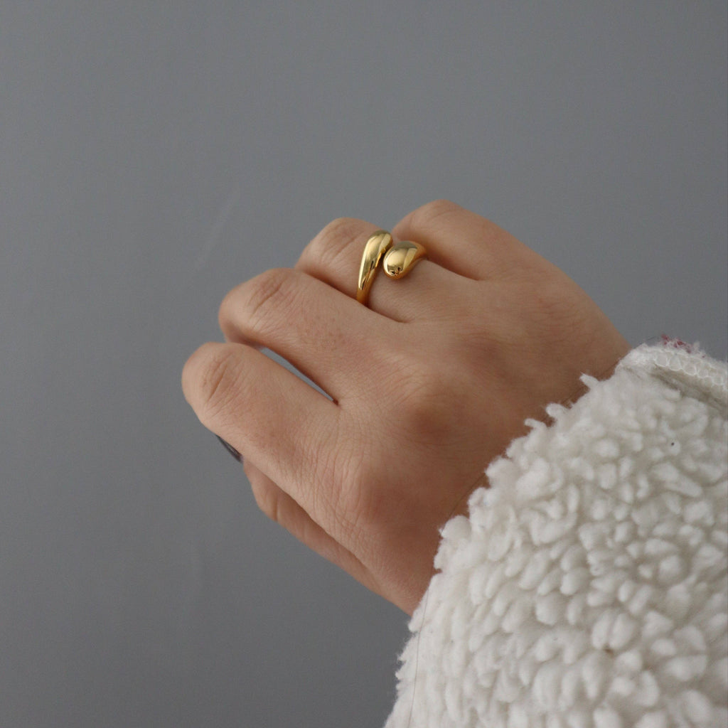 JESSA JEWELRY | WRAP RING | EVERYDAY GOLD RING SIZE 7