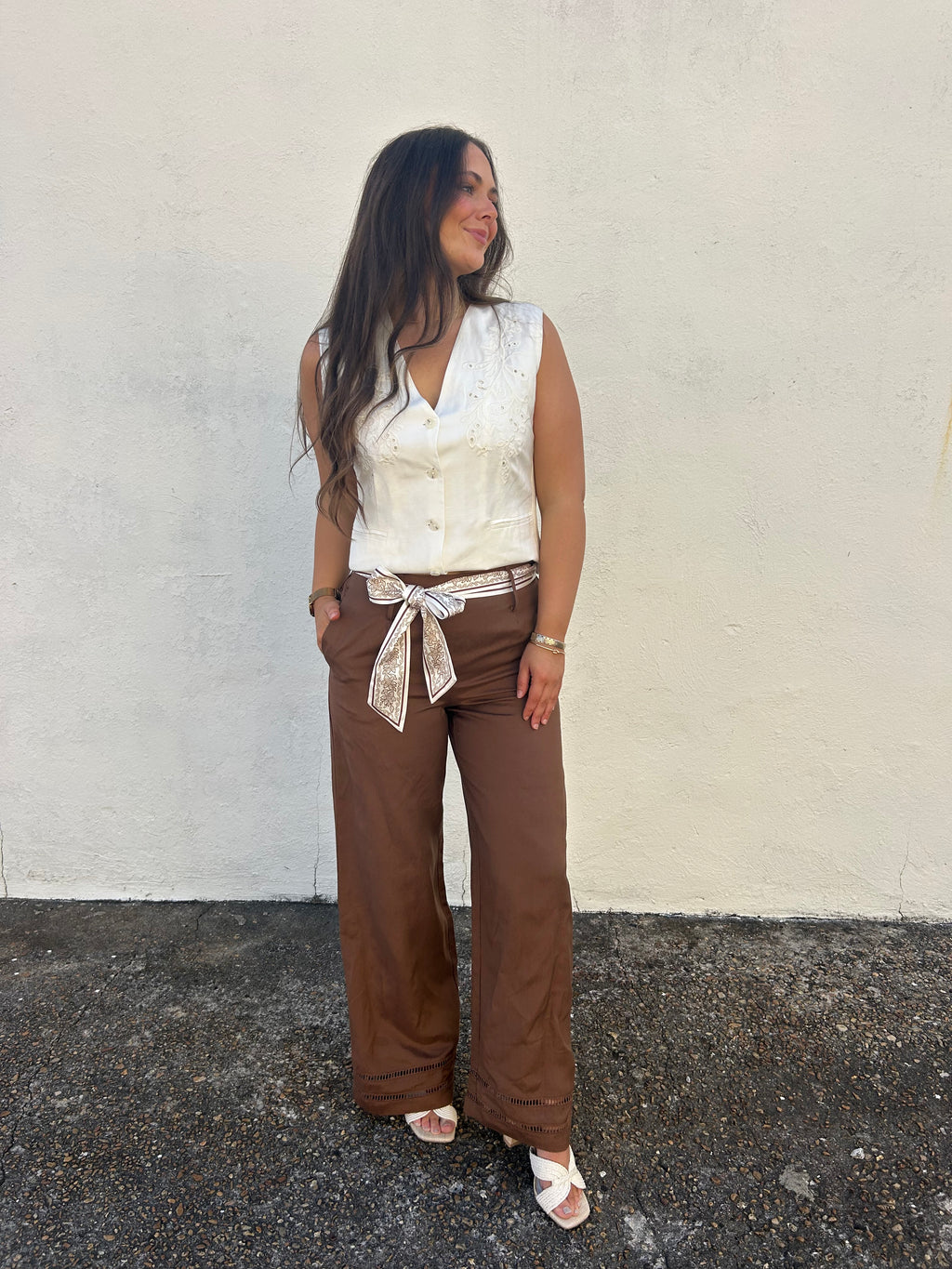 THE IVORY HEIRLOOM EMBROIDERED VEST