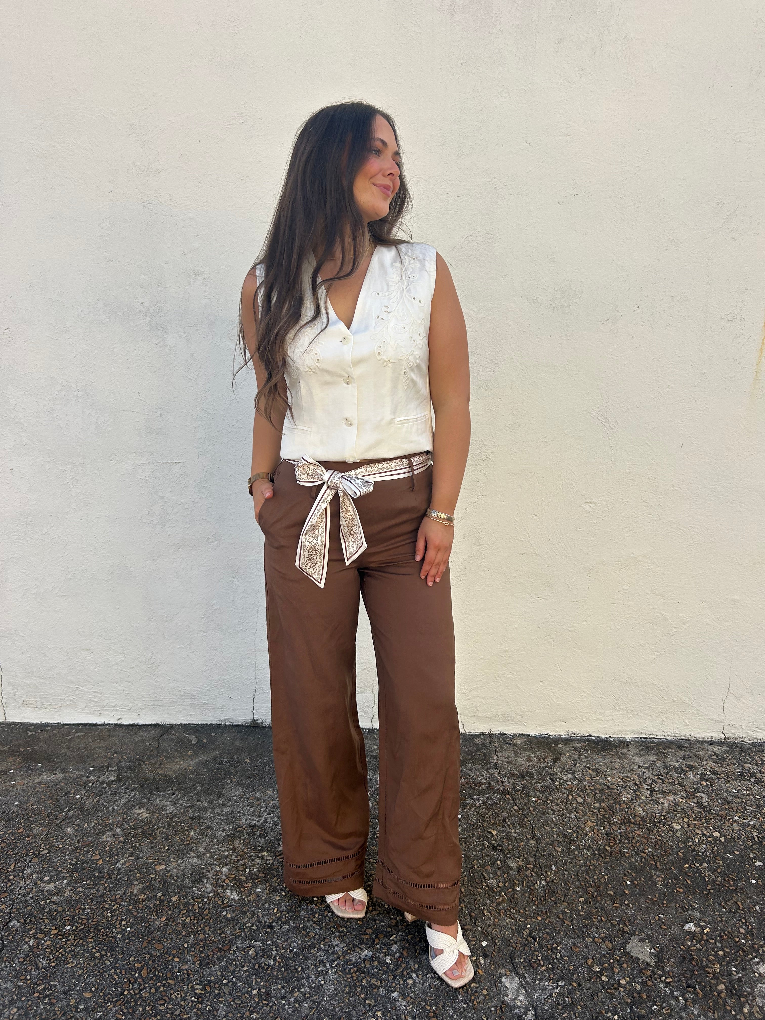 THE IVORY HEIRLOOM EMBROIDERED VEST