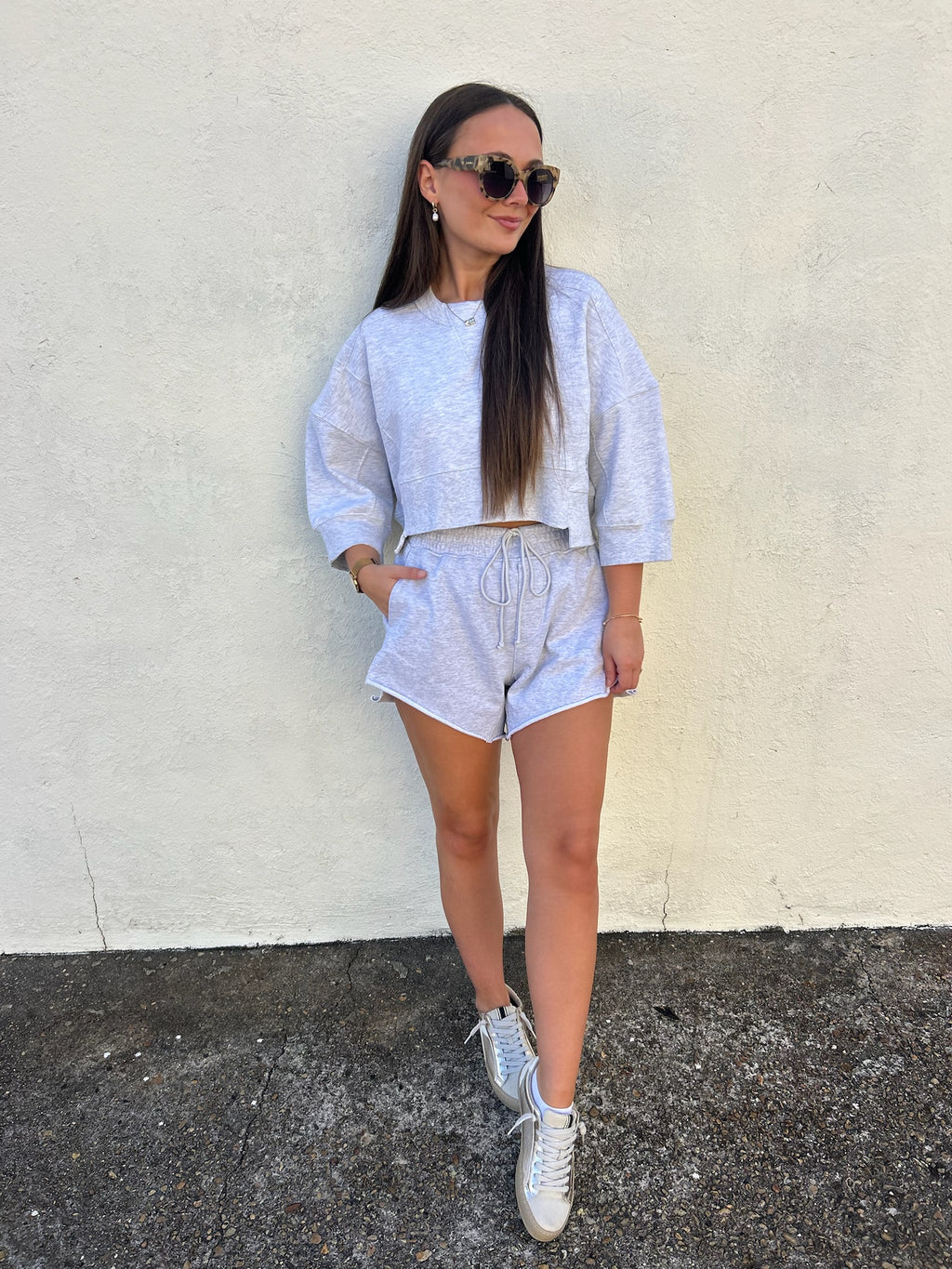 FREE PEOPLE | KNOCKOUT SHORT IN HEATHER GREY