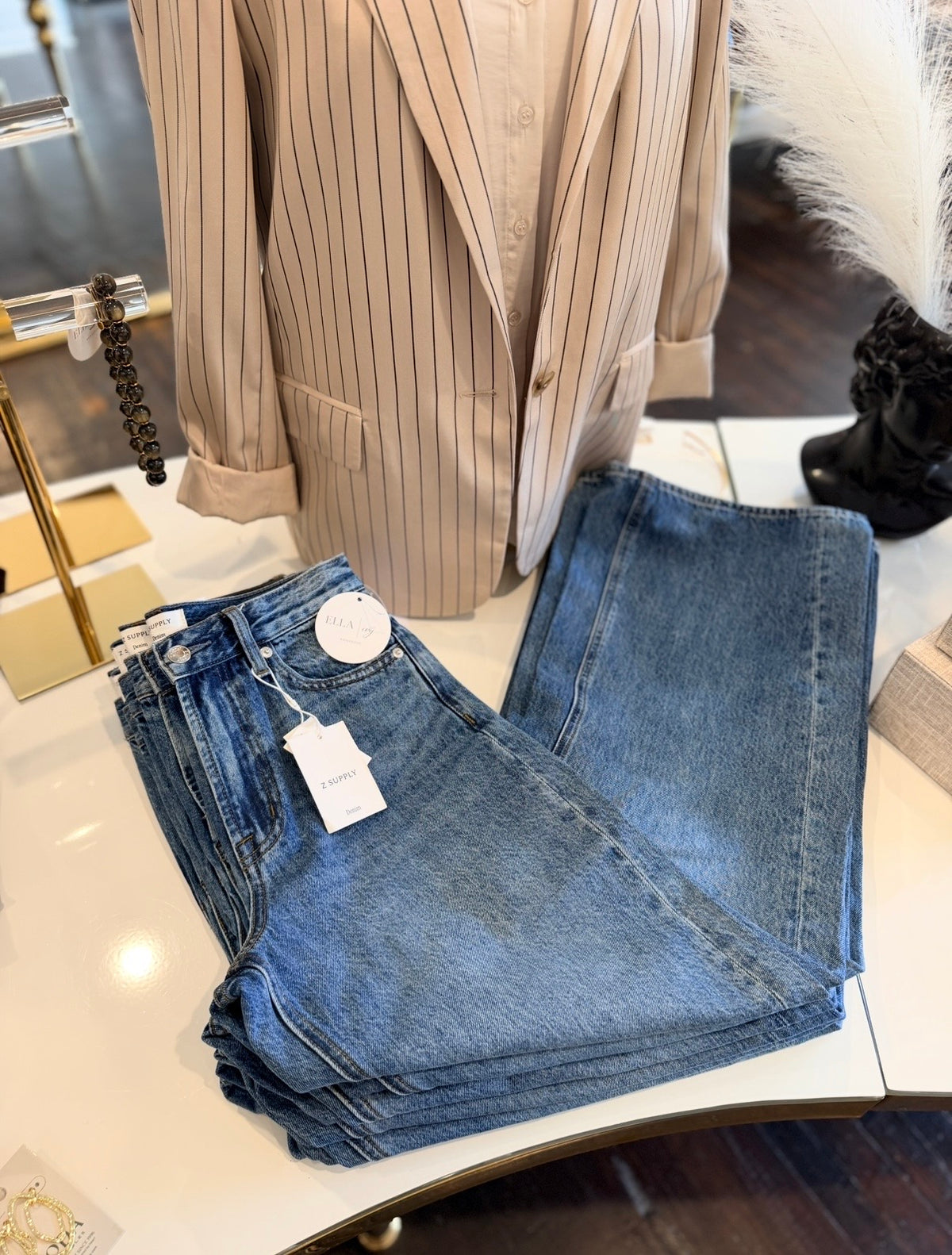 Z SUPPLY | THE HEAD TURNER HIGH-RISE WIDE DENIM