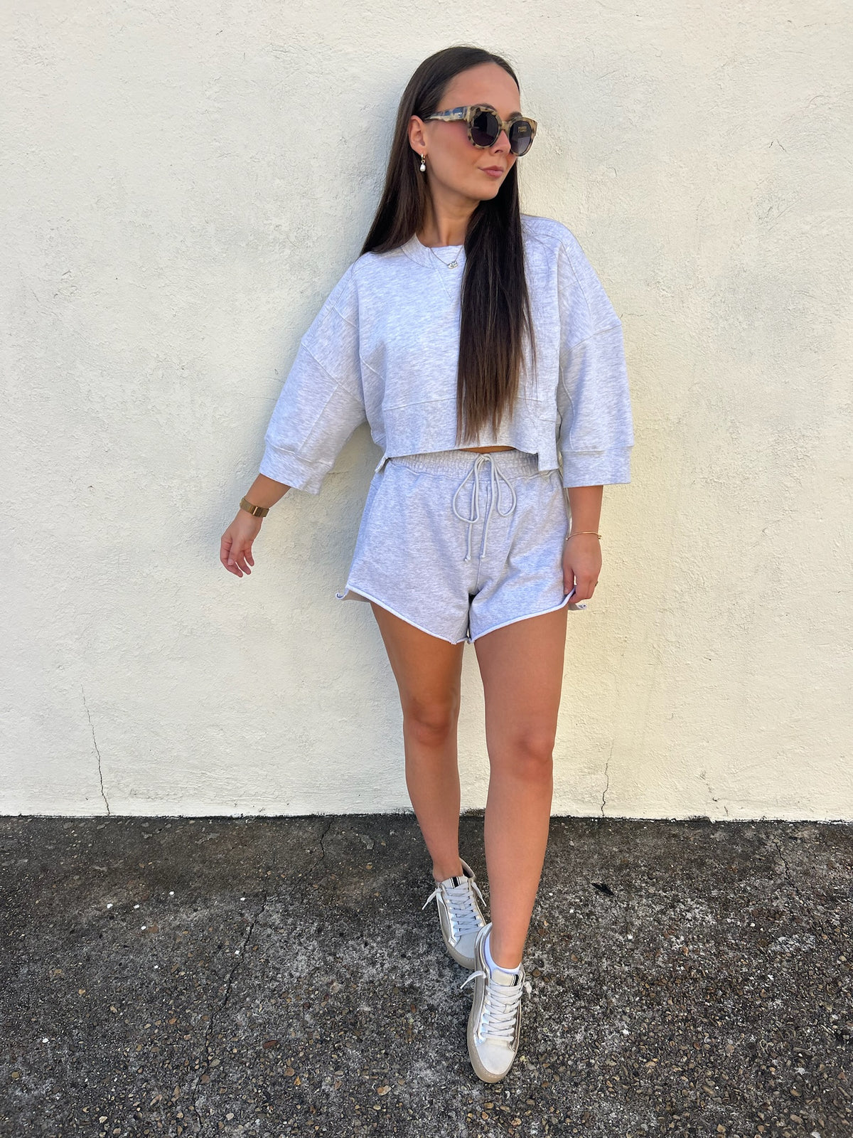 FREE PEOPLE | KNOCKOUT SHORT IN HEATHER GREY
