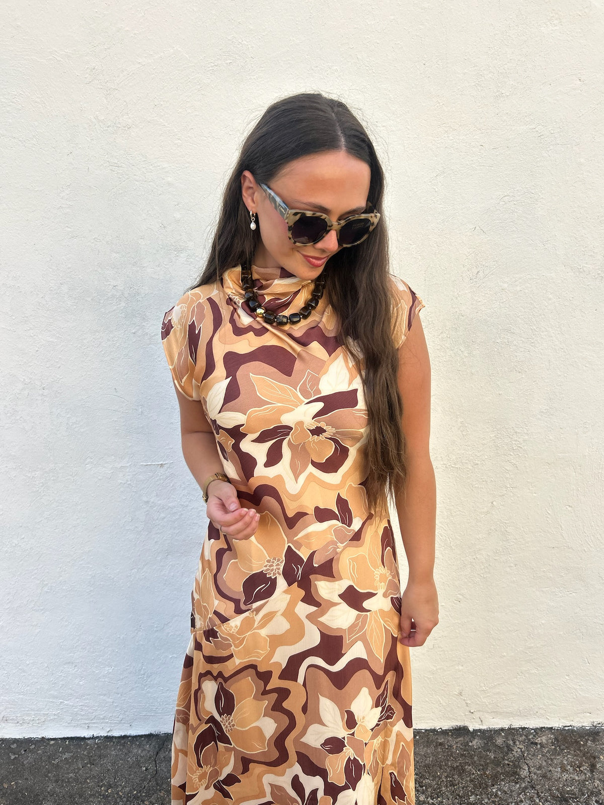 ZOE & CLAIRE | AUTUMN BLOOM MAXI DRESS