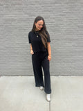 Z SUPPLY | SCOUT TEXTURED SLUB PANT IN BLACK