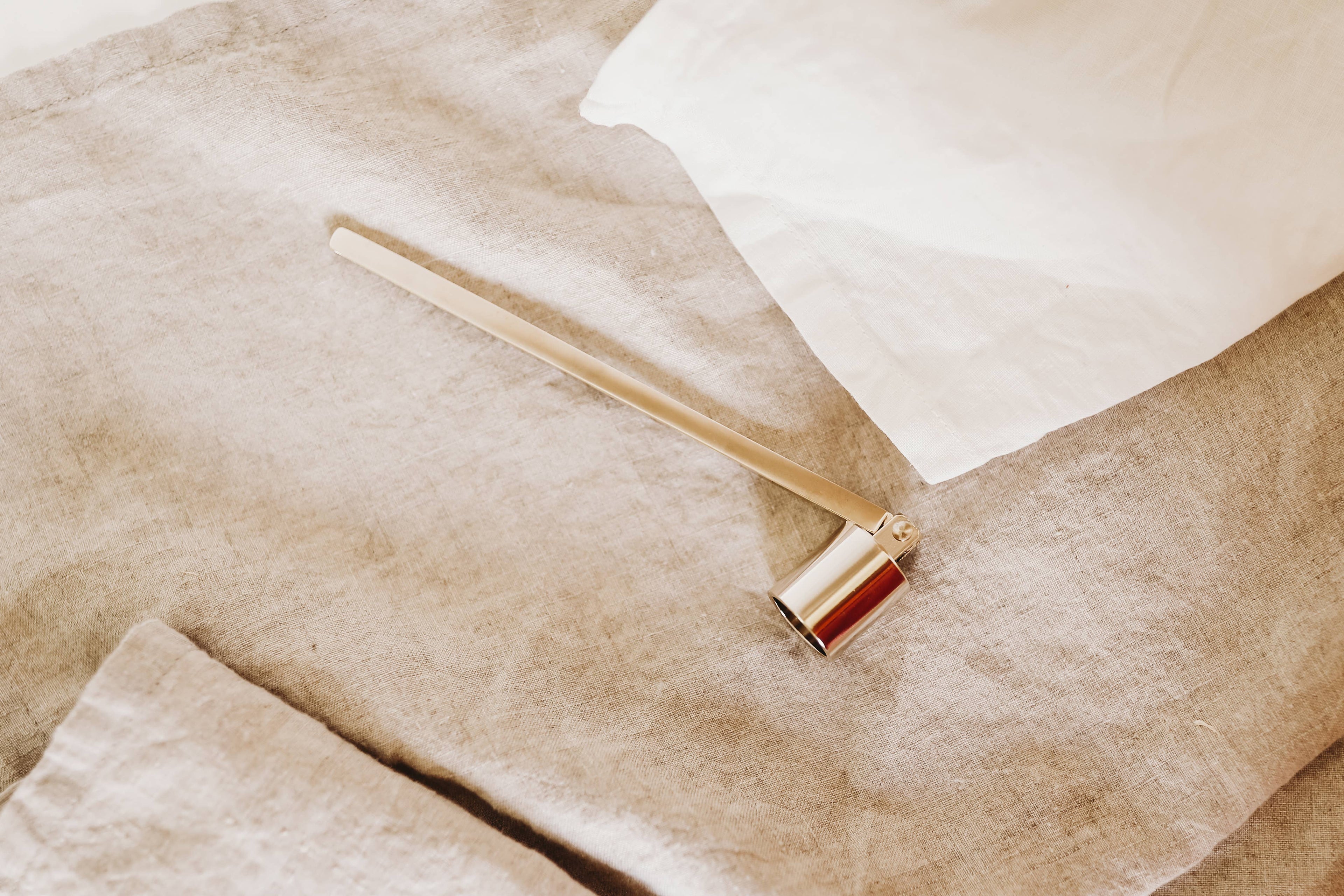 GOLD CANDLE SNUFFER