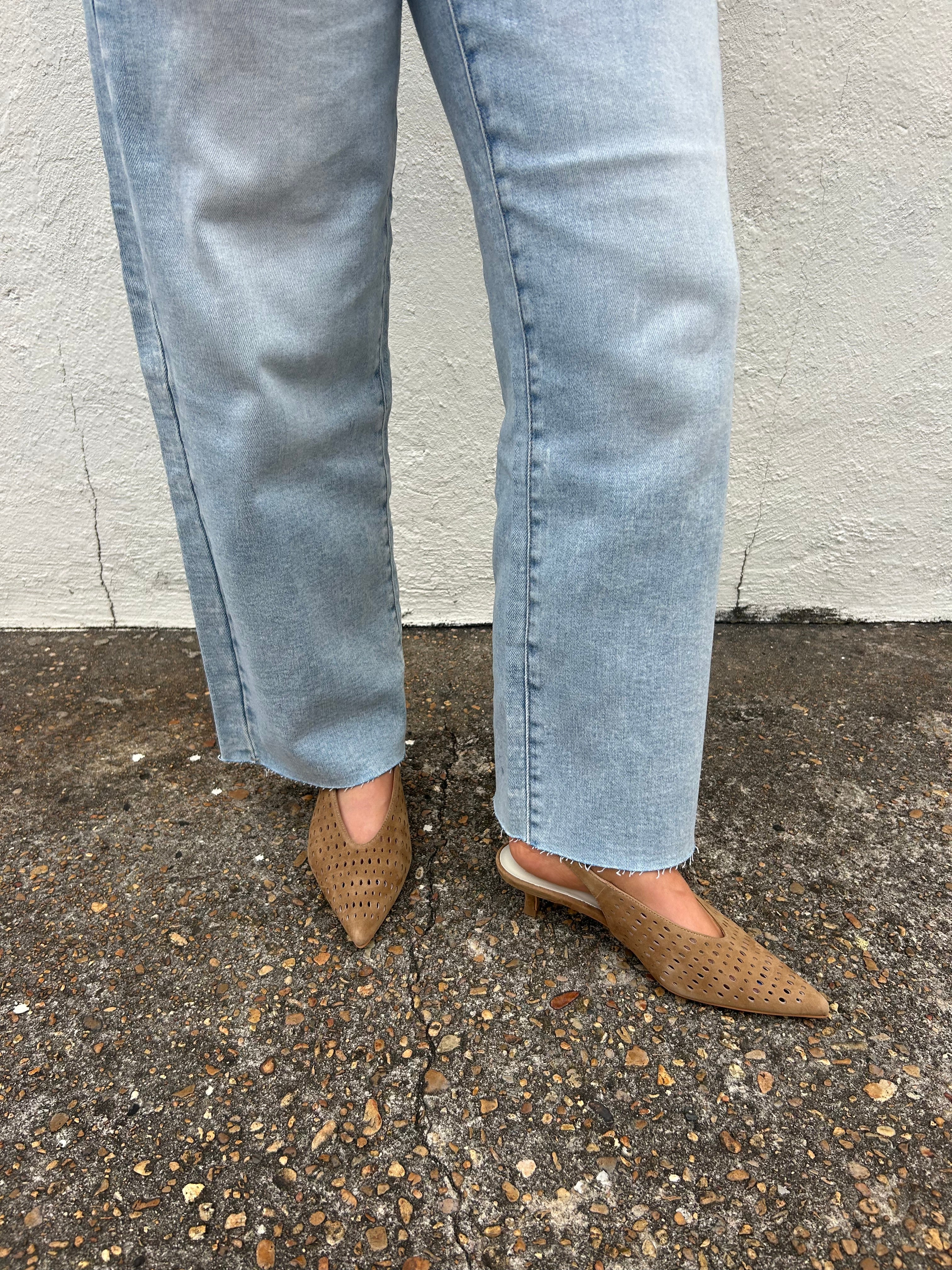 DOLCE VITA | ALENNA PERF LIGHT BROWN SUEDE