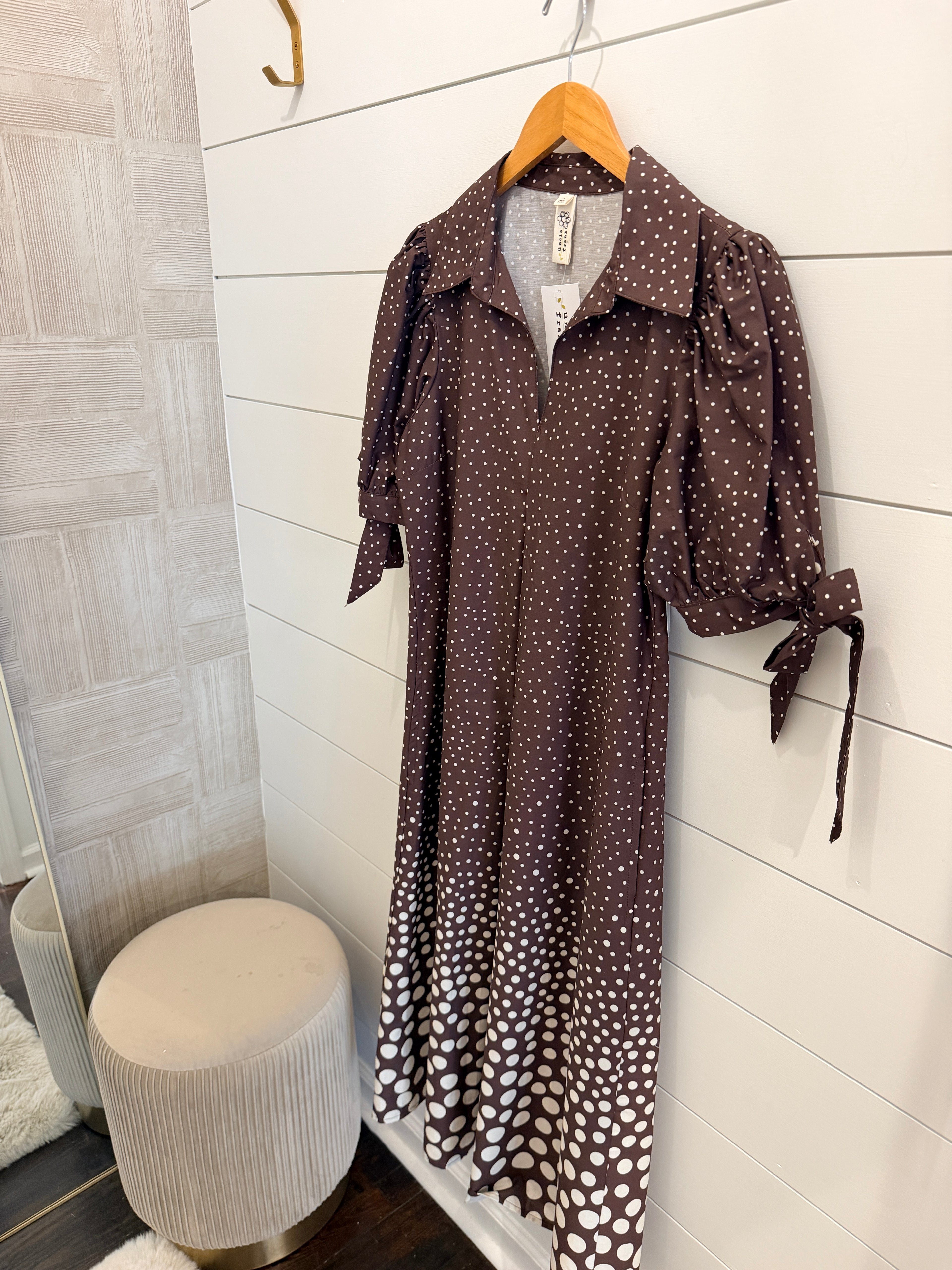 UNCLE FRANK | GRADUATING DOT DRESS