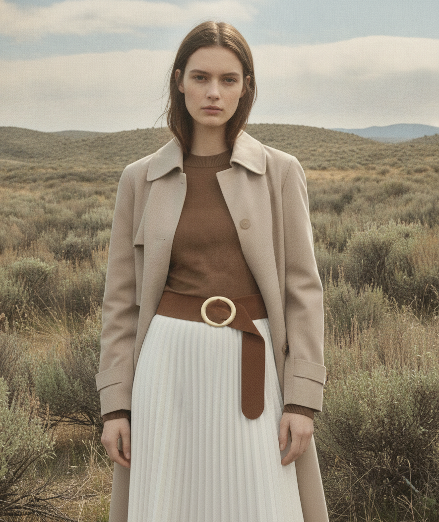SOFT SUEDE WRAP BELT | CHOCOLATE