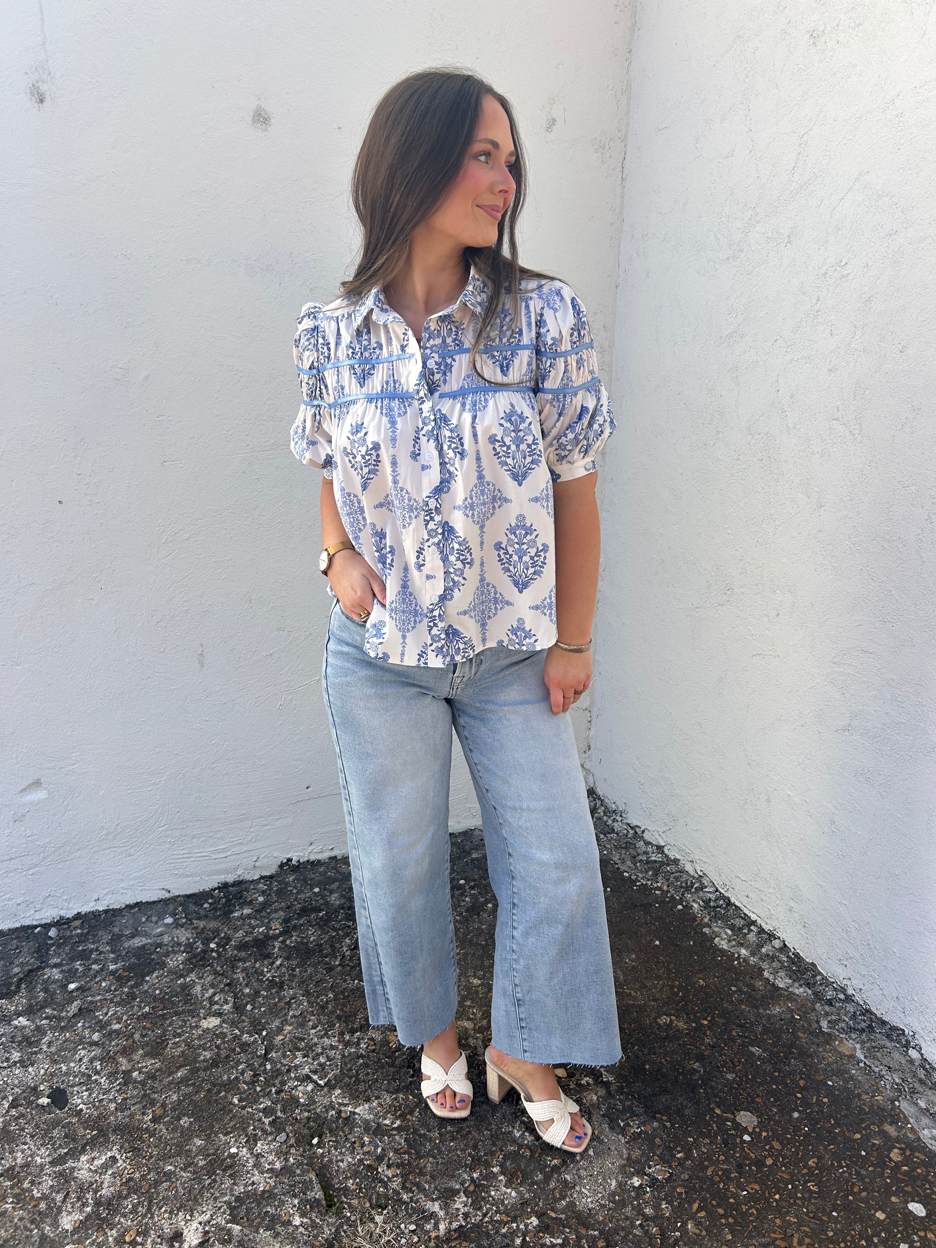 KARLIE | FRENCH VINTAGE TOP