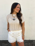 ANOTHER LOVE | TASHA TOP IN VINTAGE CREAM