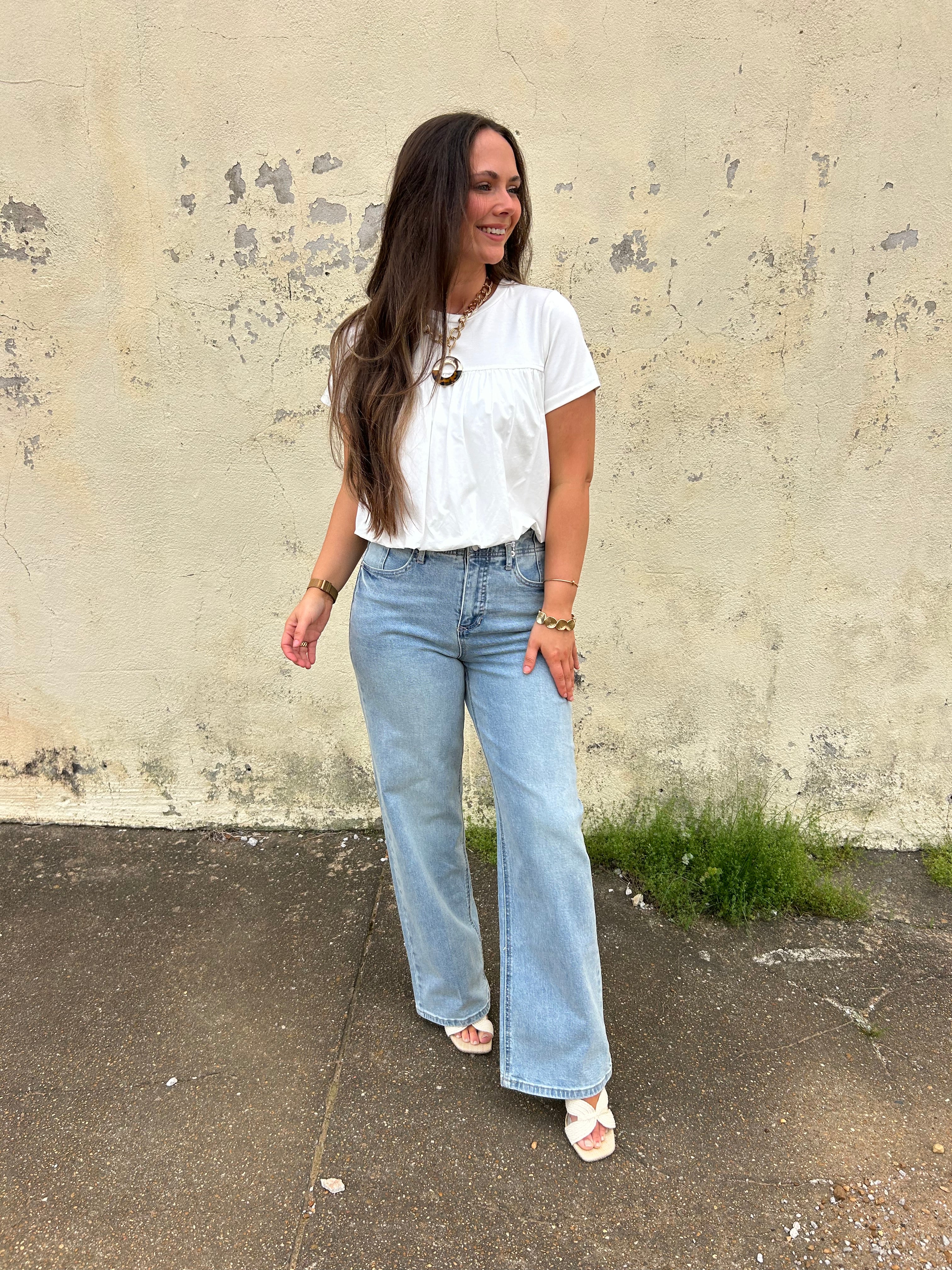 SAGE THE LABEL| LILY POND BUBBLE TOP