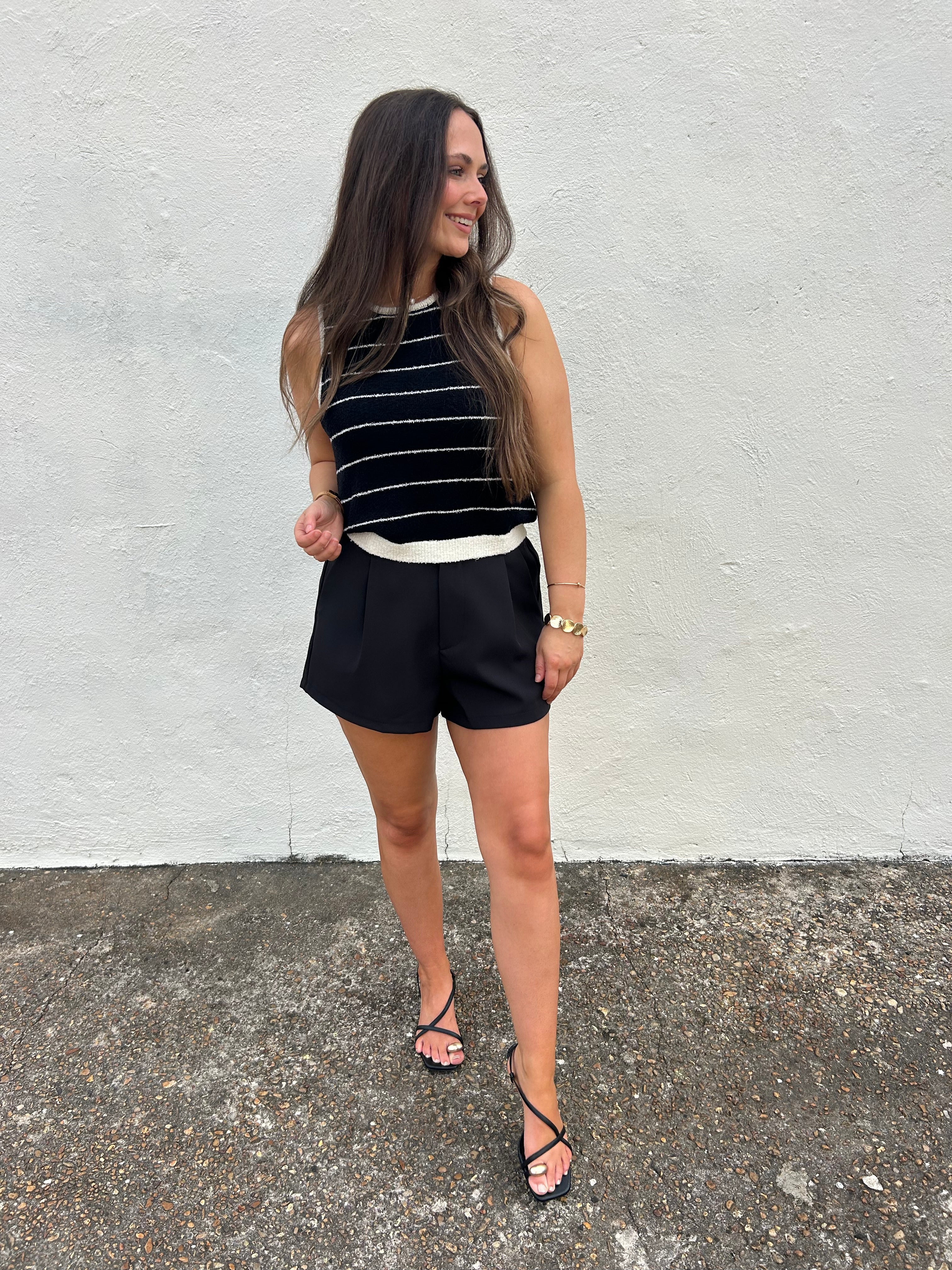 CLASSIC STRIPED KNIT TOP