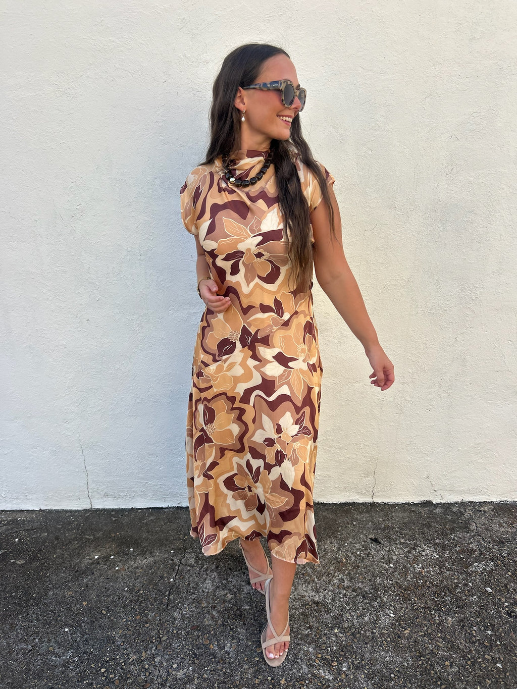 ZOE & CLAIRE | AUTUMN BLOOM MAXI DRESS