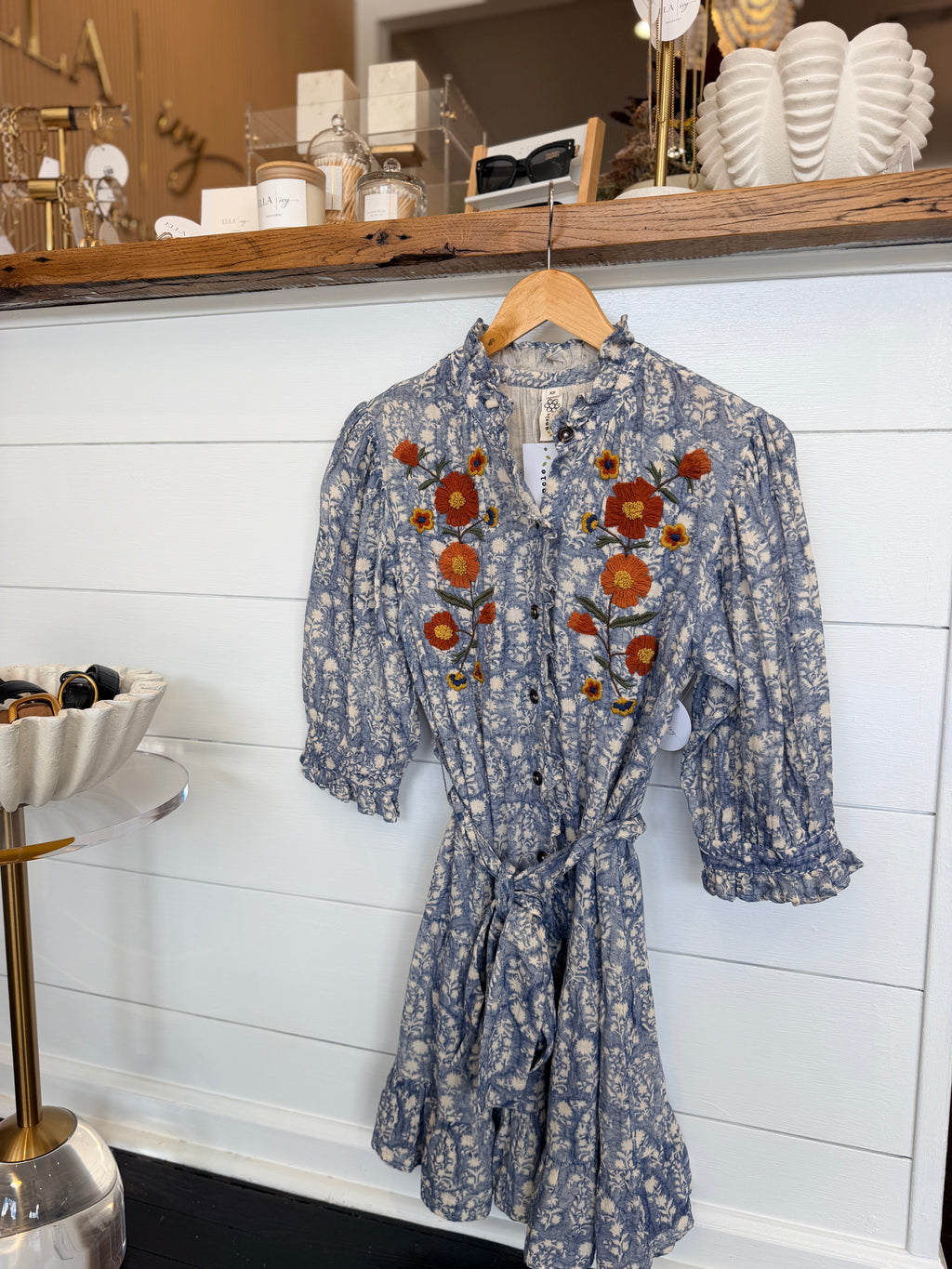 UNCLE FRANK | RIBBON EMBROIDERED DRESS