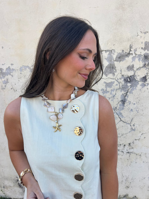 A REN | HEIRLOOM EASTER BUTTON DRESS