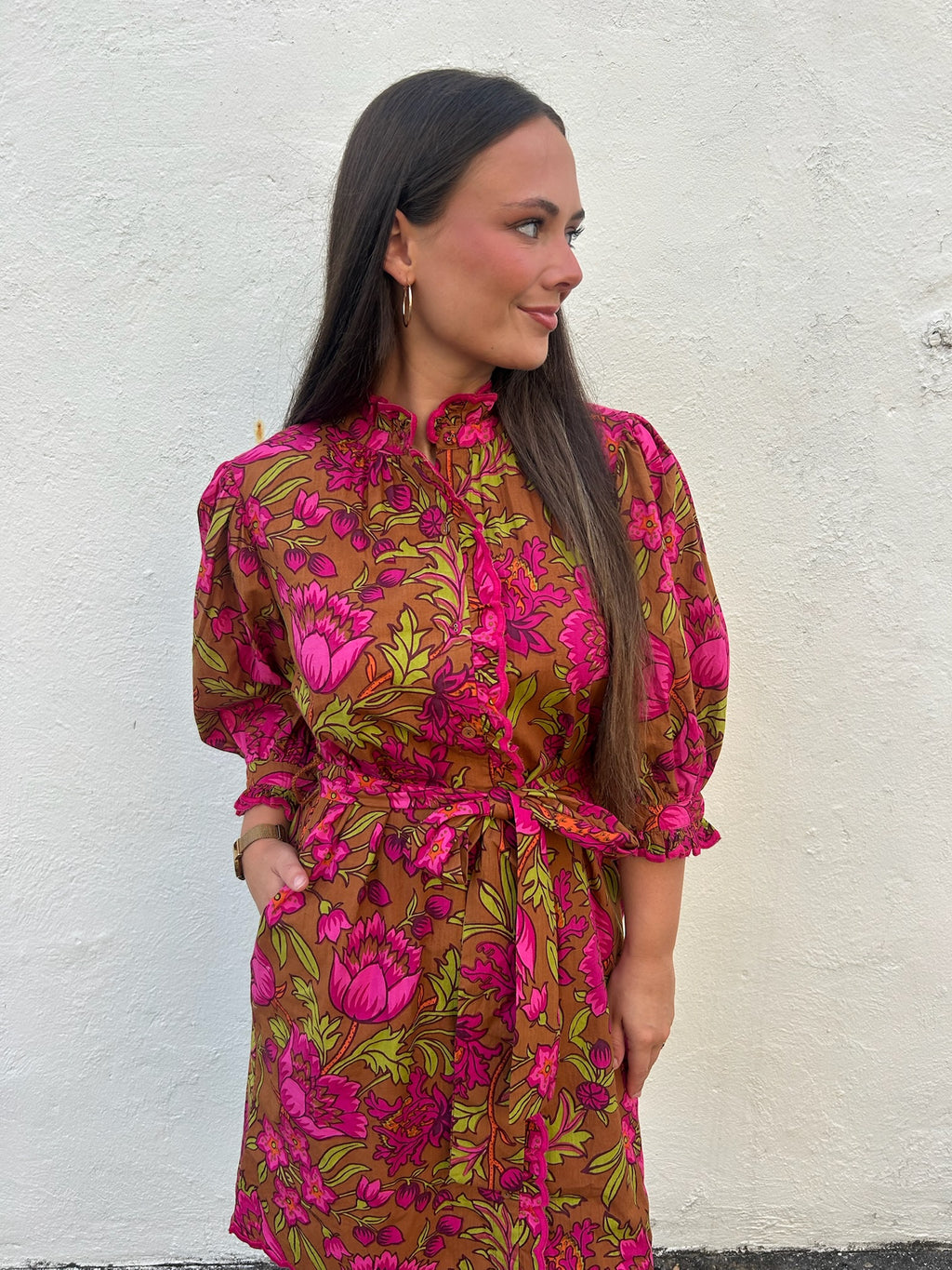UNCLE FRANK | AUTUMN BLOOM FLORAL DRESS