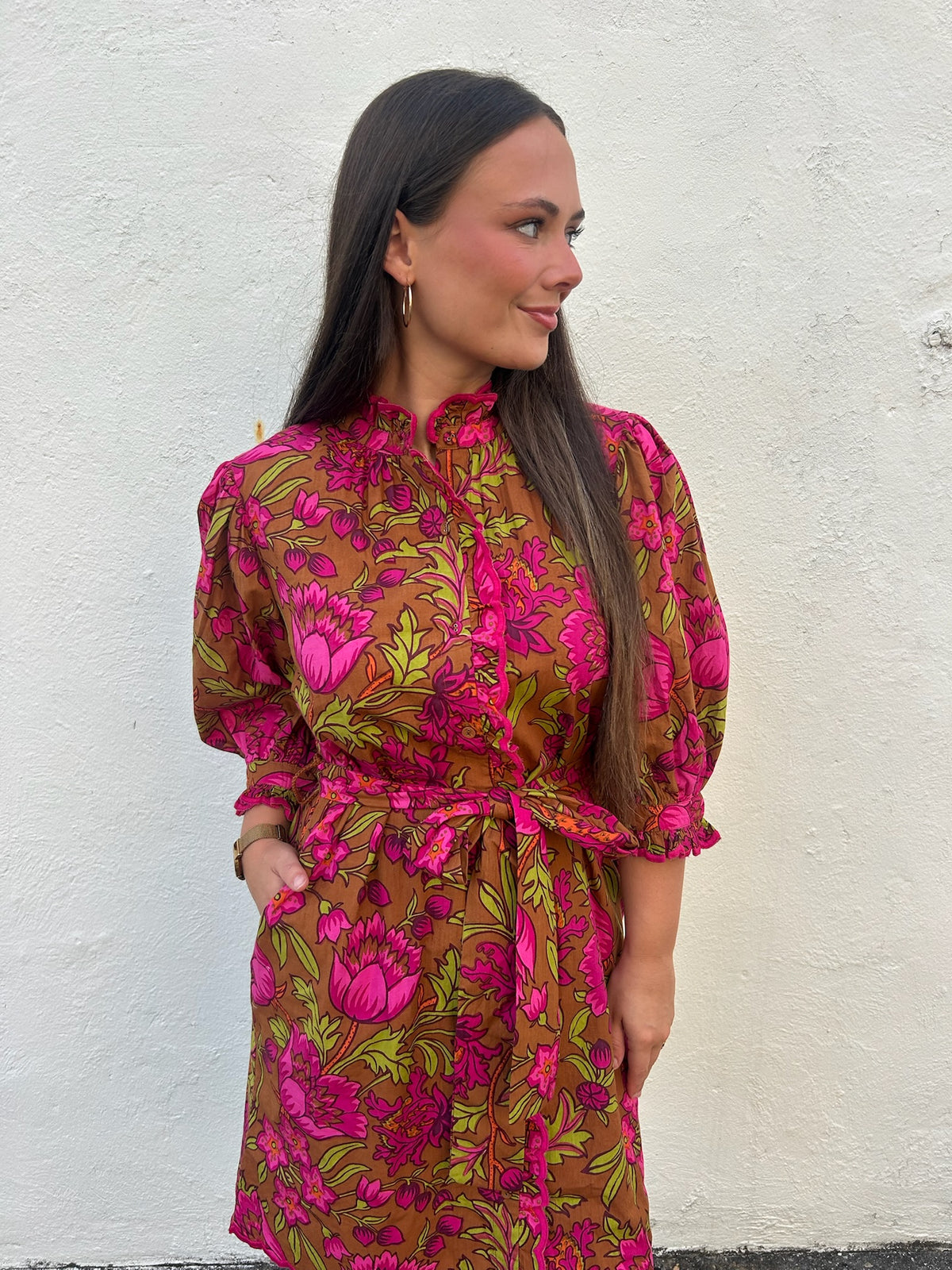 UNCLE FRANK | AUTUMN BLOOM FLORAL DRESS